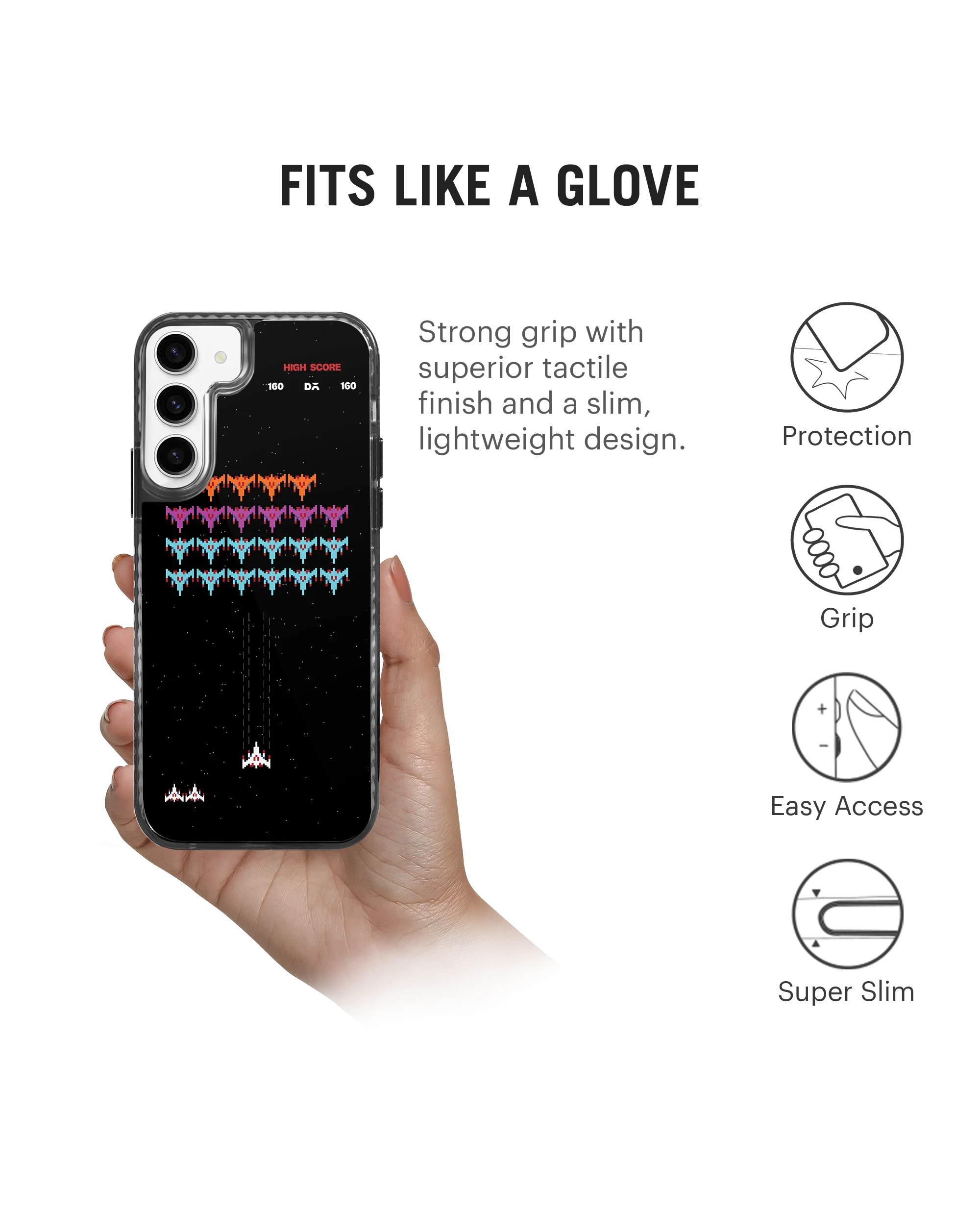 DailyObjects Space Strike Stride 2.0 Case Cover For Samsung Galaxy S23 - Image 5