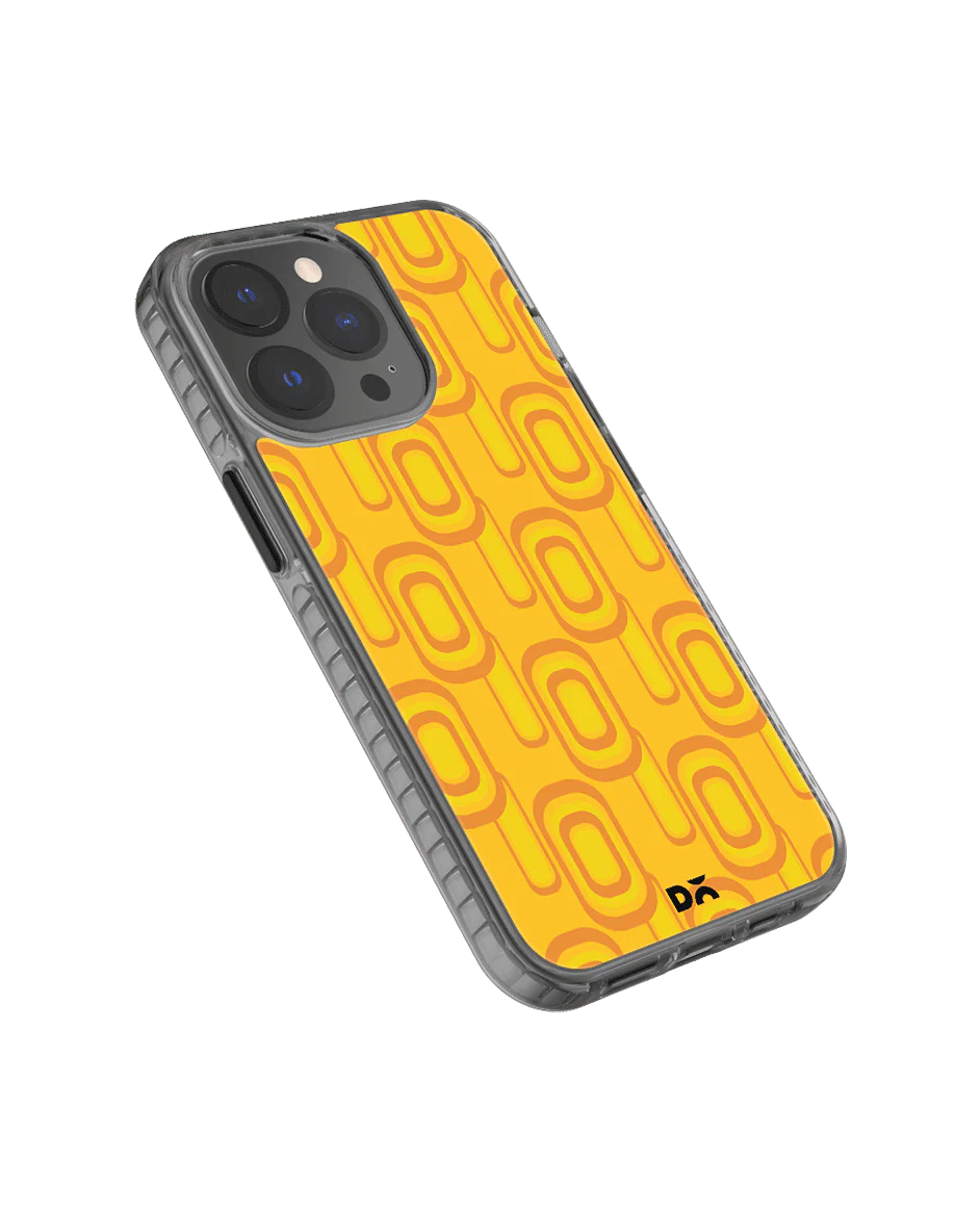 DailyObjects Squircle Yellow Stride 2.0 Case Cover For iPhone 13 Pro - Image 4