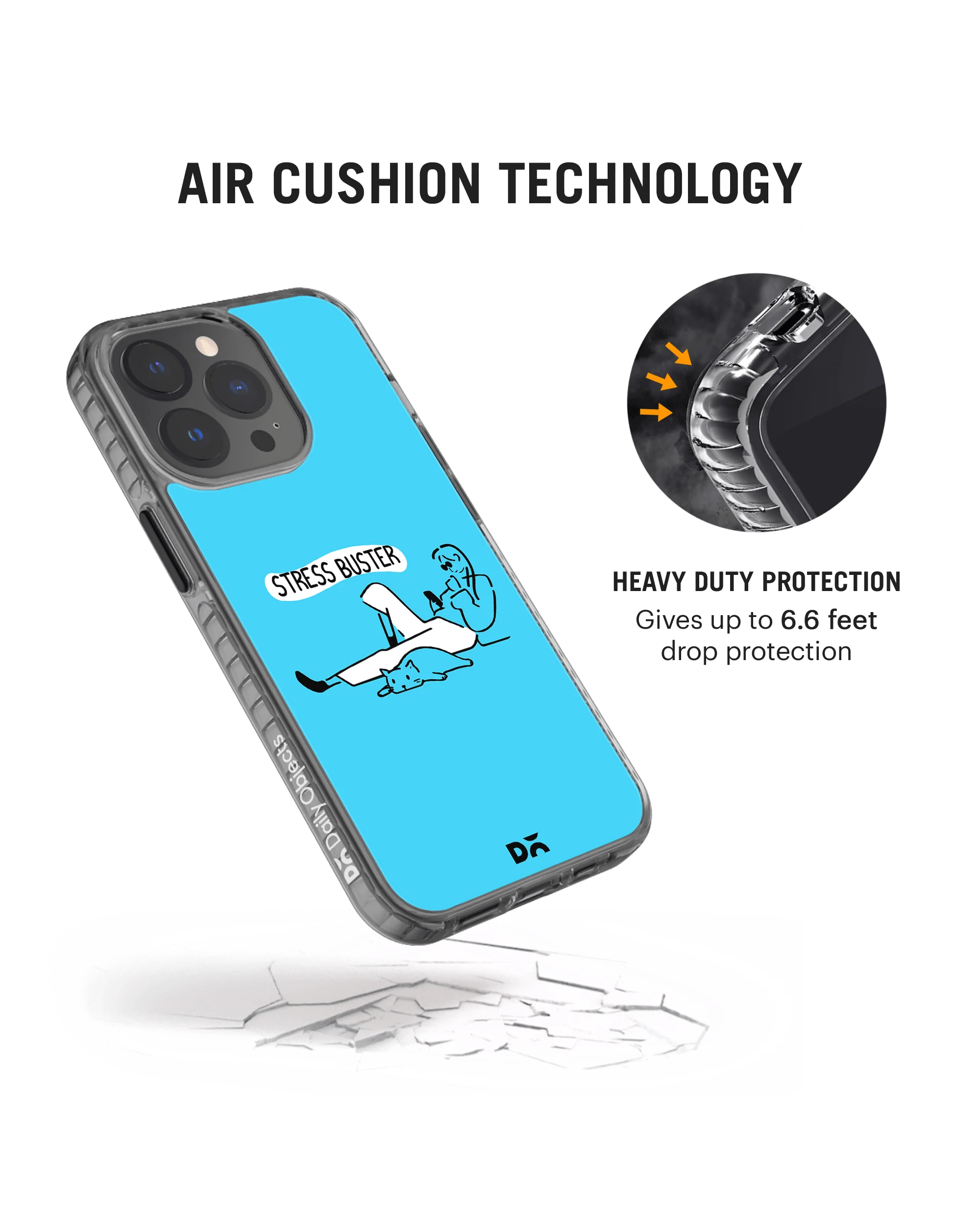 DailyObjects Stress Buster Stride 2.0 Case Cover For iPhone 13 Pro - Image 4