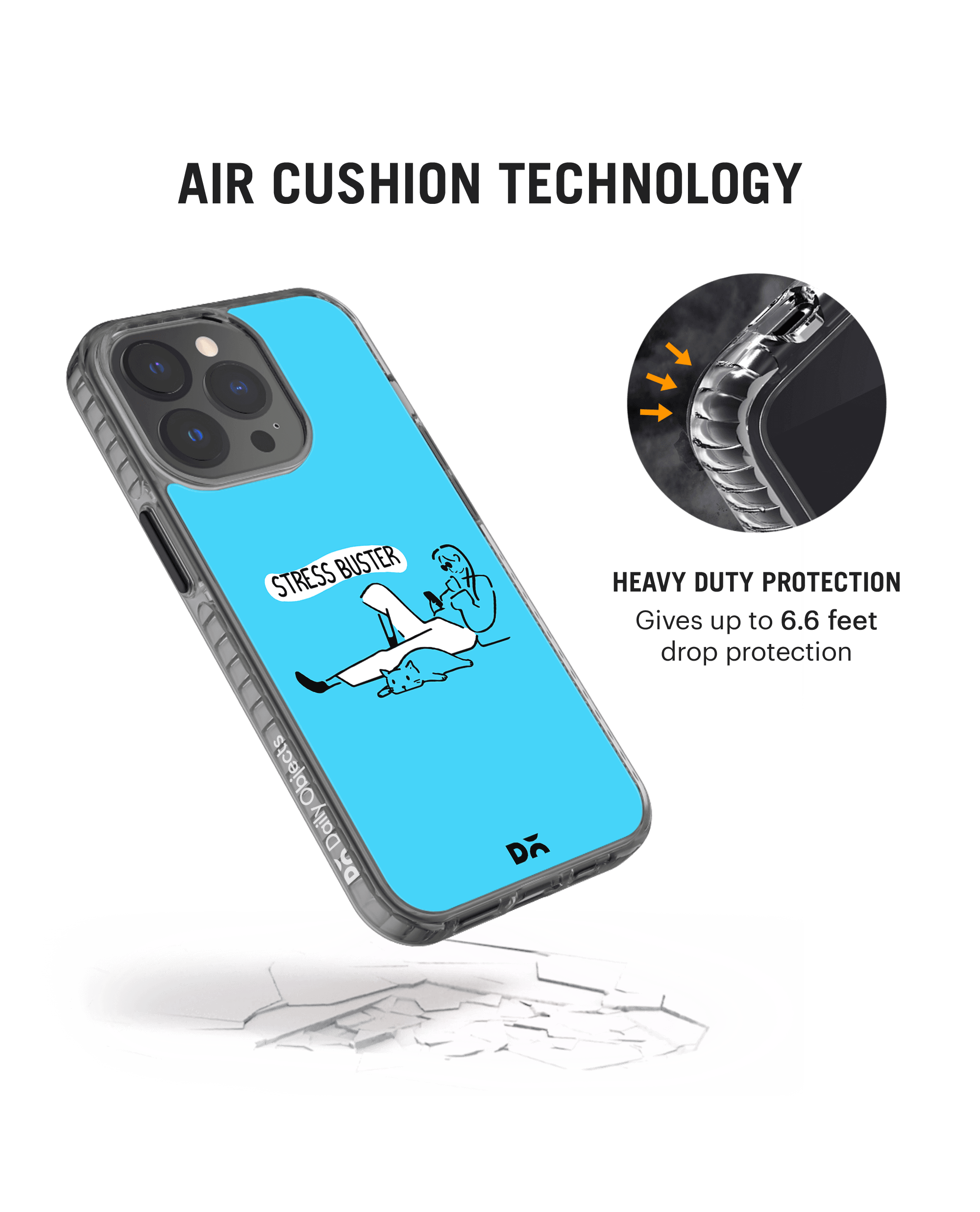 DailyObjects Stress Buster Stride 2.0 Phone Case Cover For iPhone 14 Pro - Image 3