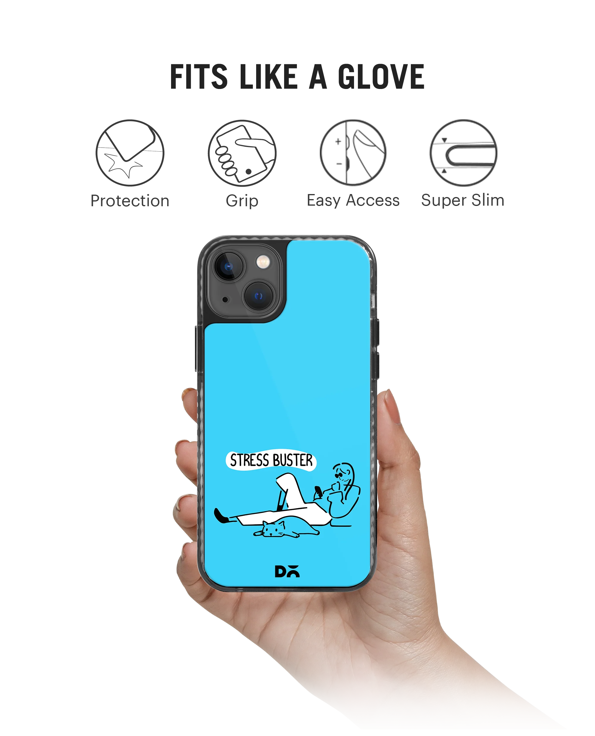 DailyObjects Stress Buster Stride 2.0 Phone Case Cover For iPhone 15 - Image 2