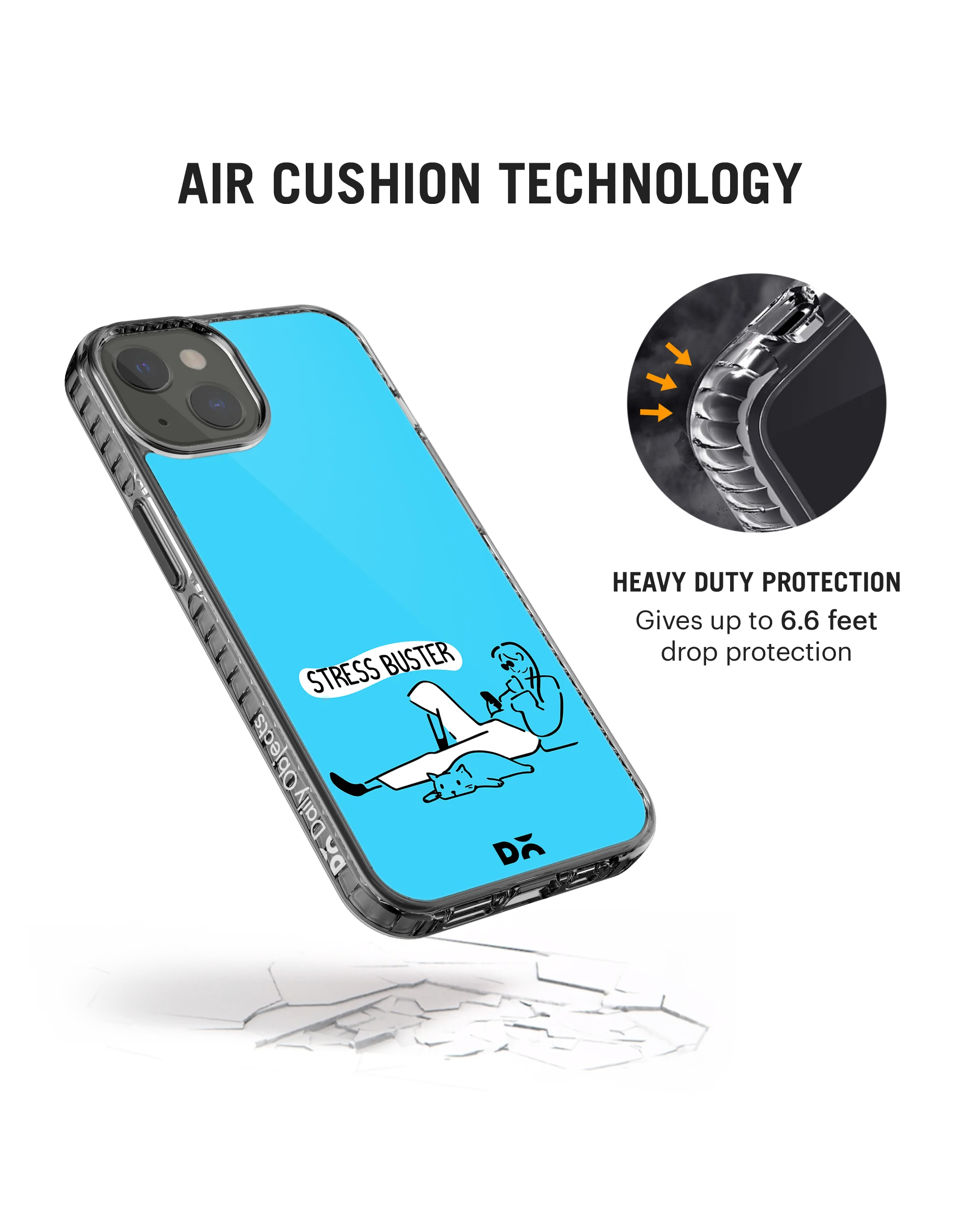 DailyObjects Stress Buster Stride 2.0 Phone Case Cover For iPhone 15 Plus - Image 6