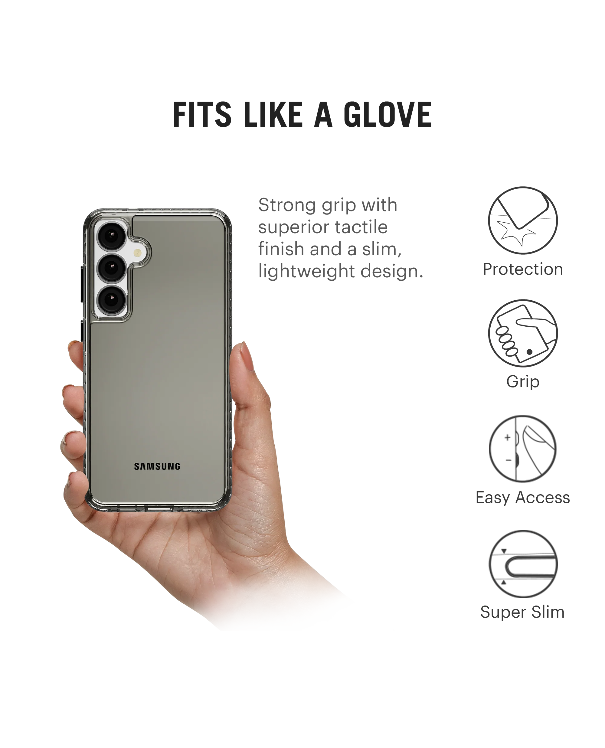 DailyObjects Stride 2.0 Clear Case Cover for Samsung Galaxy S25 - Image 5