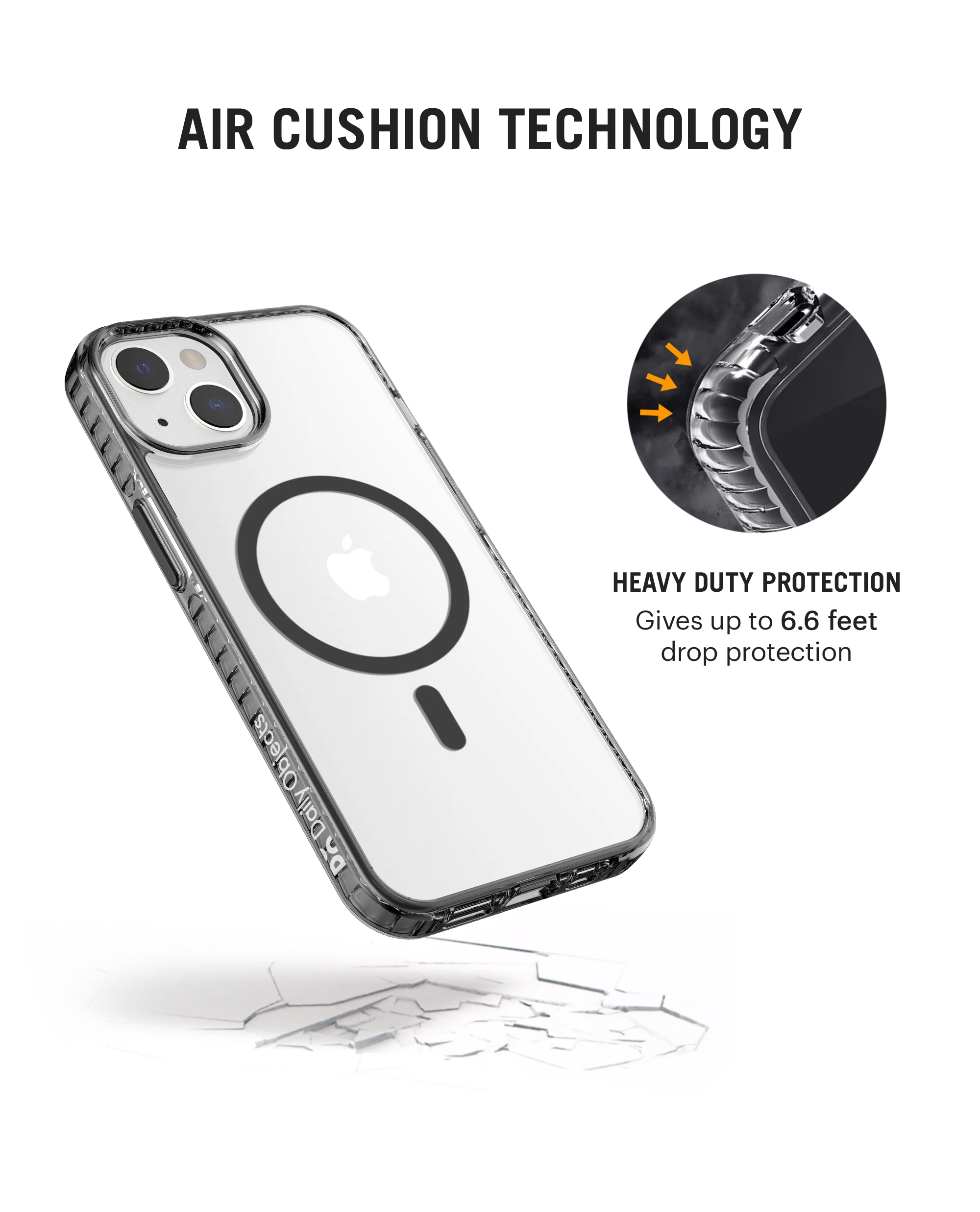 DailyObjects Stride 2.0 Clear MagSafe Phone Case Cover For iPhone 15 - Image 5