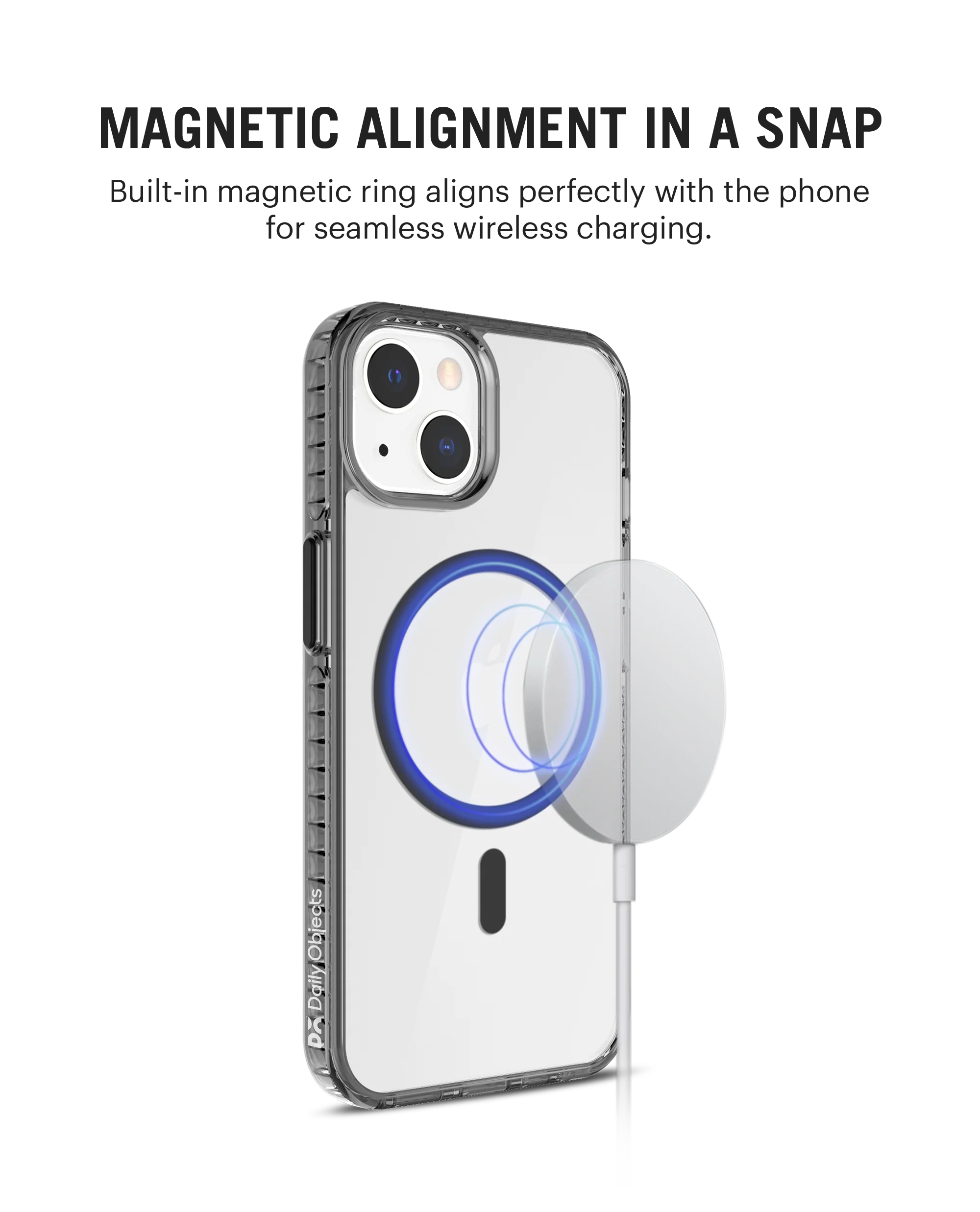 DailyObjects Stride 2.0 Clear MagSafe Phone Case Cover For iPhone 15 Plus - Image 2