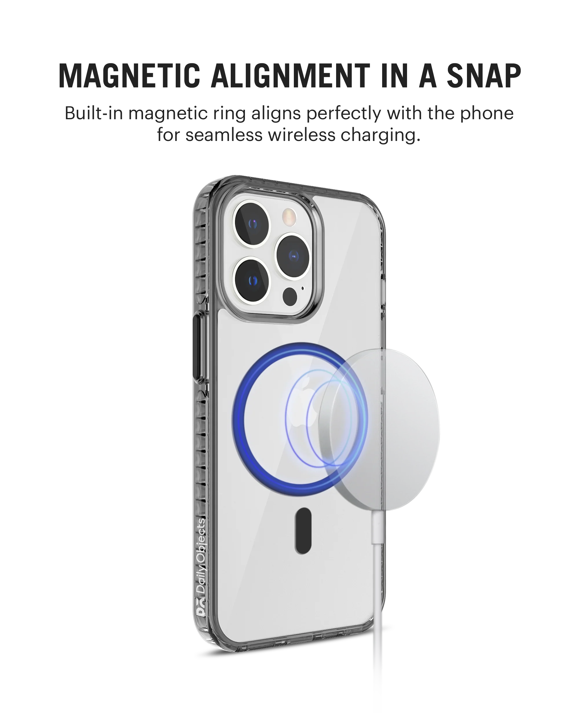 DailyObjects Stride 2.0 Clear MagSafe Phone Case Cover For iPhone 15 Pro - Image 2