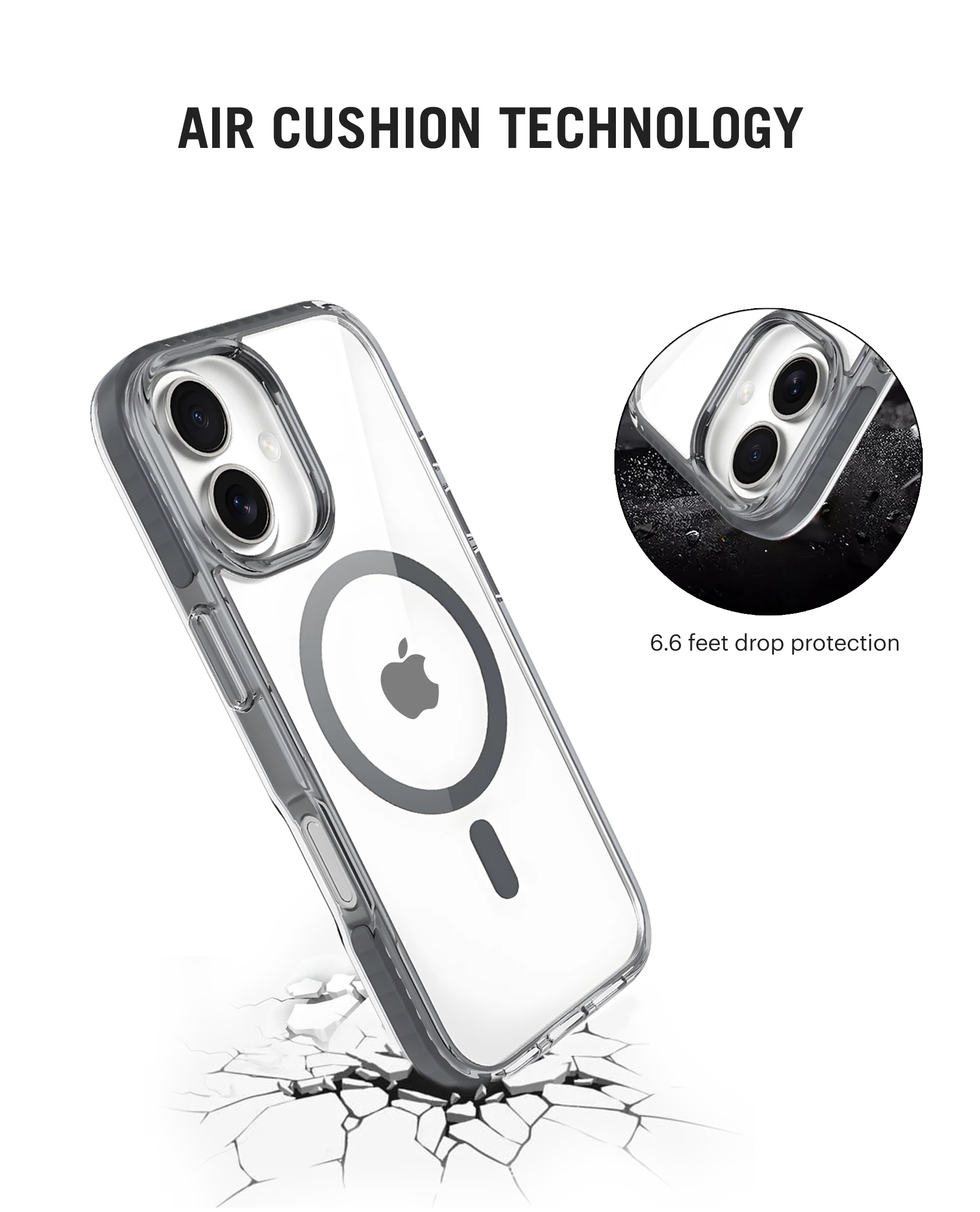 DailyObjects Stride 2.0 Clear MagSafe Phone Case Cover For iPhone 17 - Image 5