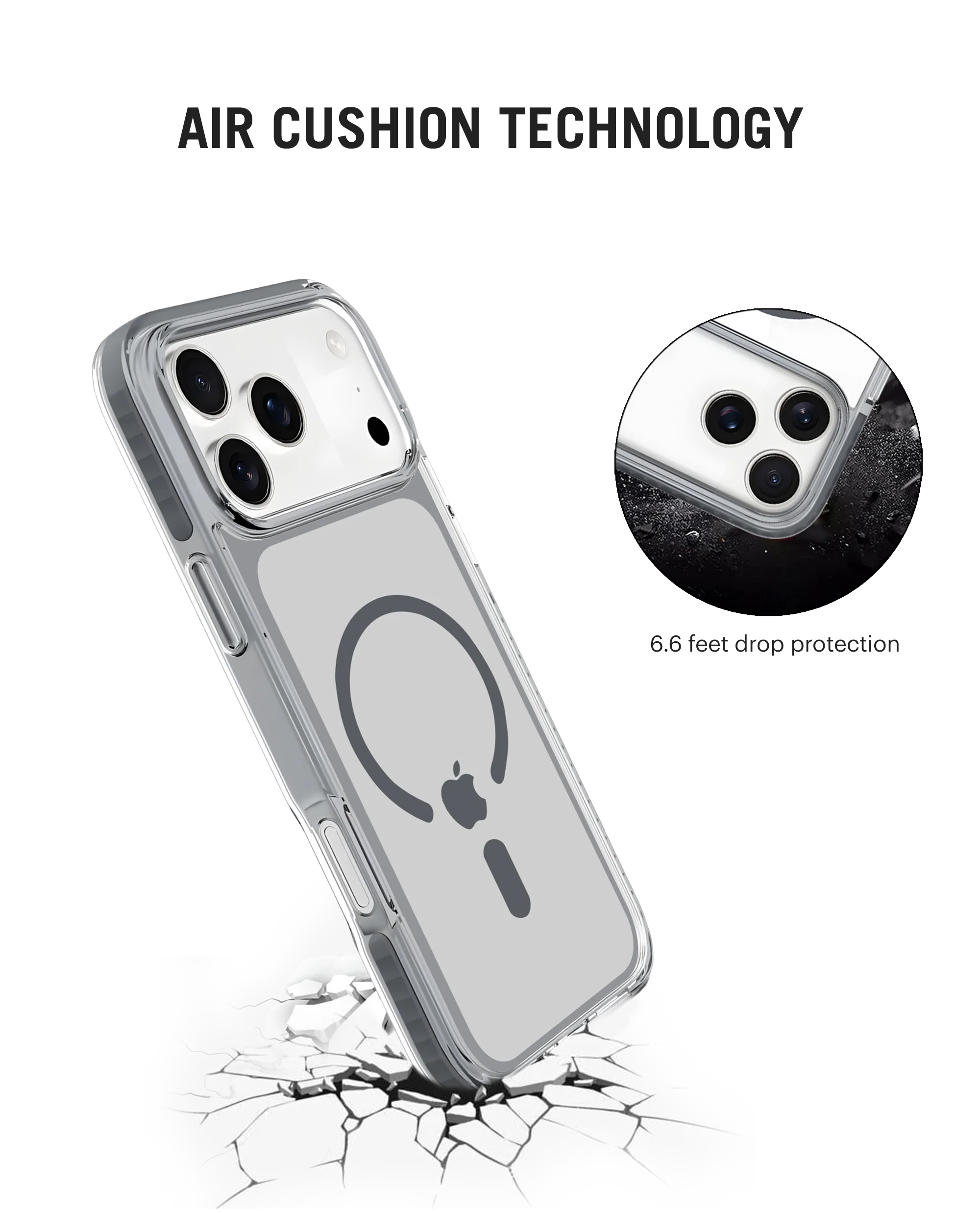 DailyObjects Stride 2.0 Clear MagSafe Phone Case Cover For iPhone 17 Pro Max - Image 5