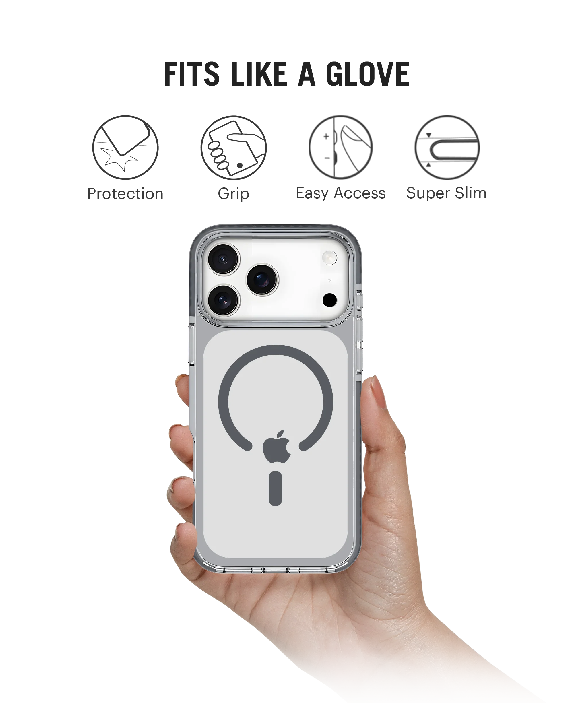 DailyObjects Stride 2.0 Clear MagSafe Phone Case Cover For iPhone 17 Pro Max - Image 7