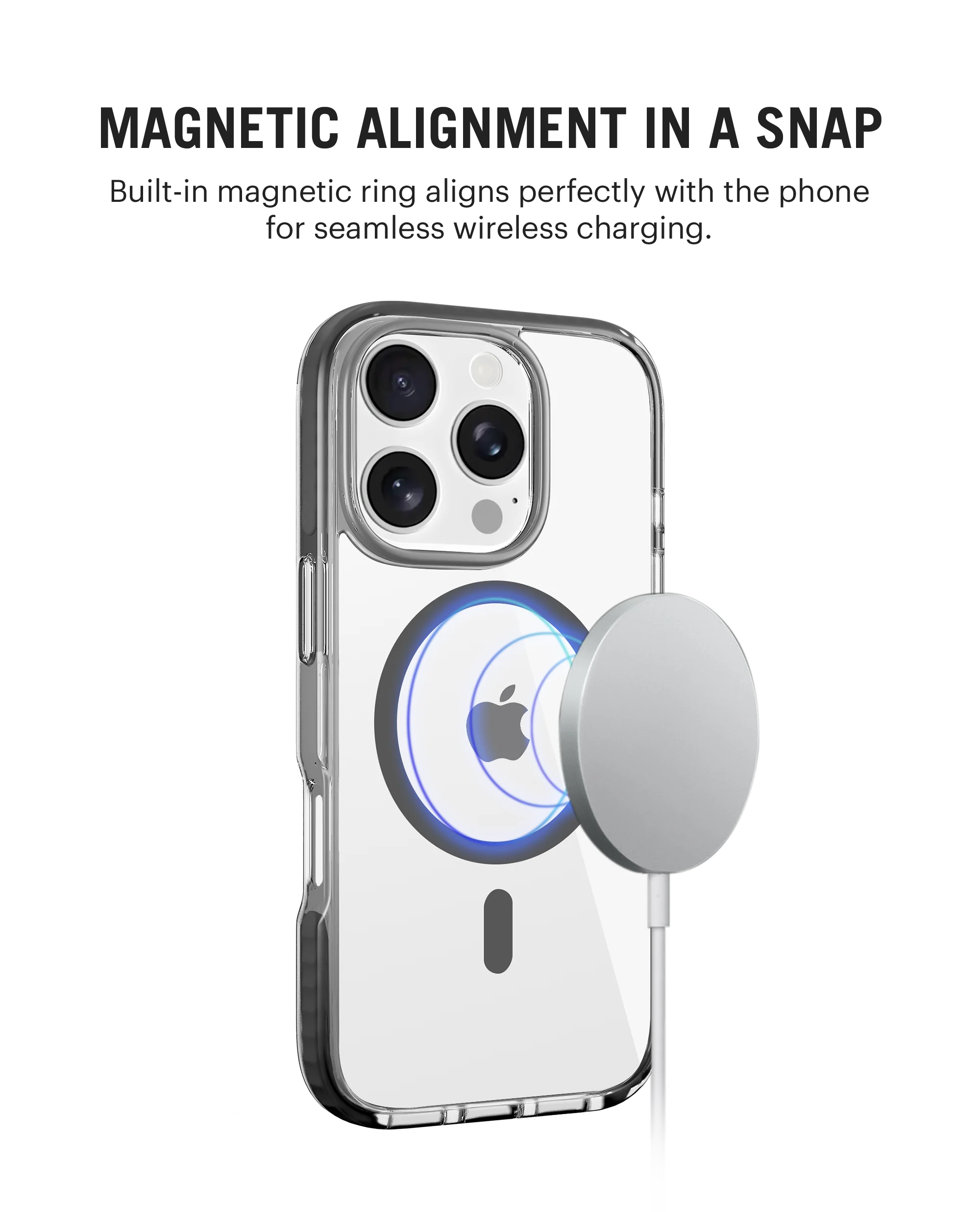 DailyObjects Stride 3.0 Clear MagSafe Phone Case Cover For iPhone 16 Pro Max - Image 2