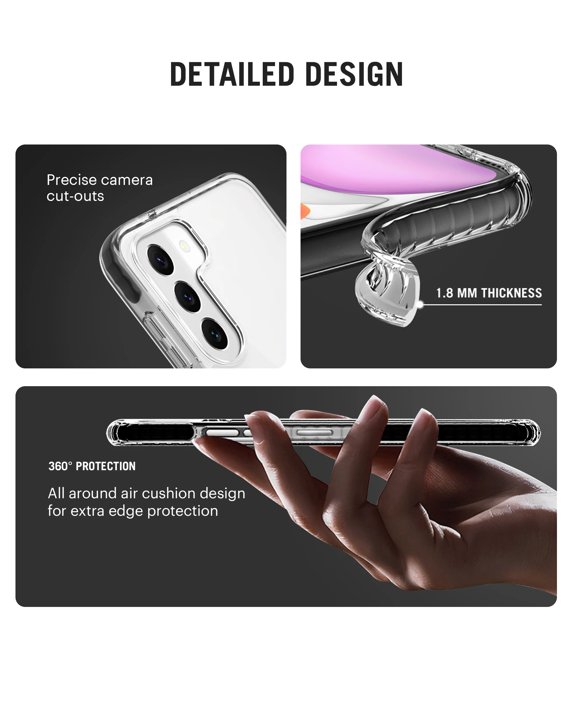 DailyObjects Stride Clear Case Cover For Samsung Galaxy S23 Plus - Image 3