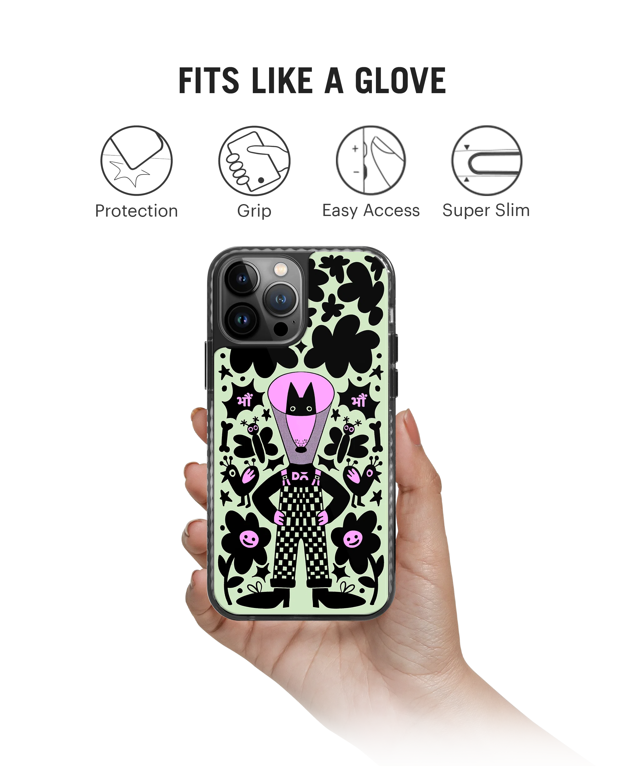 DailyObjects Super Dog Stride 2.0 Case Cover For iPhone 13 Pro - Image 2