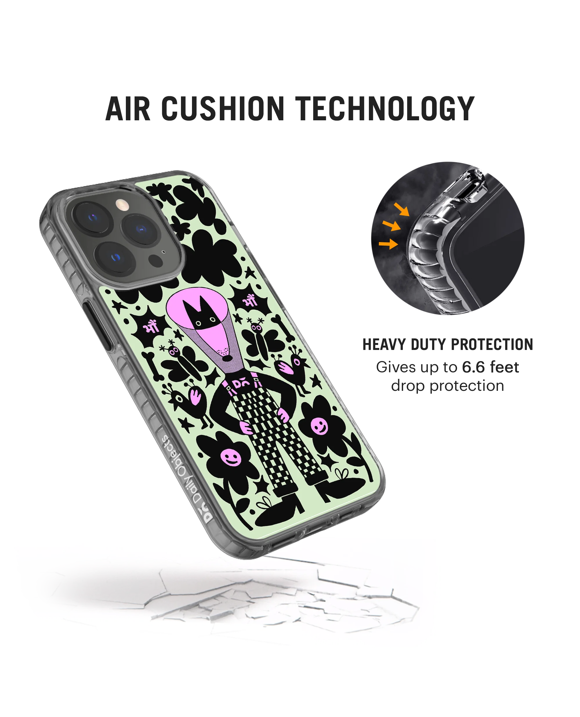DailyObjects Super Dog Stride 2.0 Phone Case Cover For iPhone 14 Pro - Image 5
