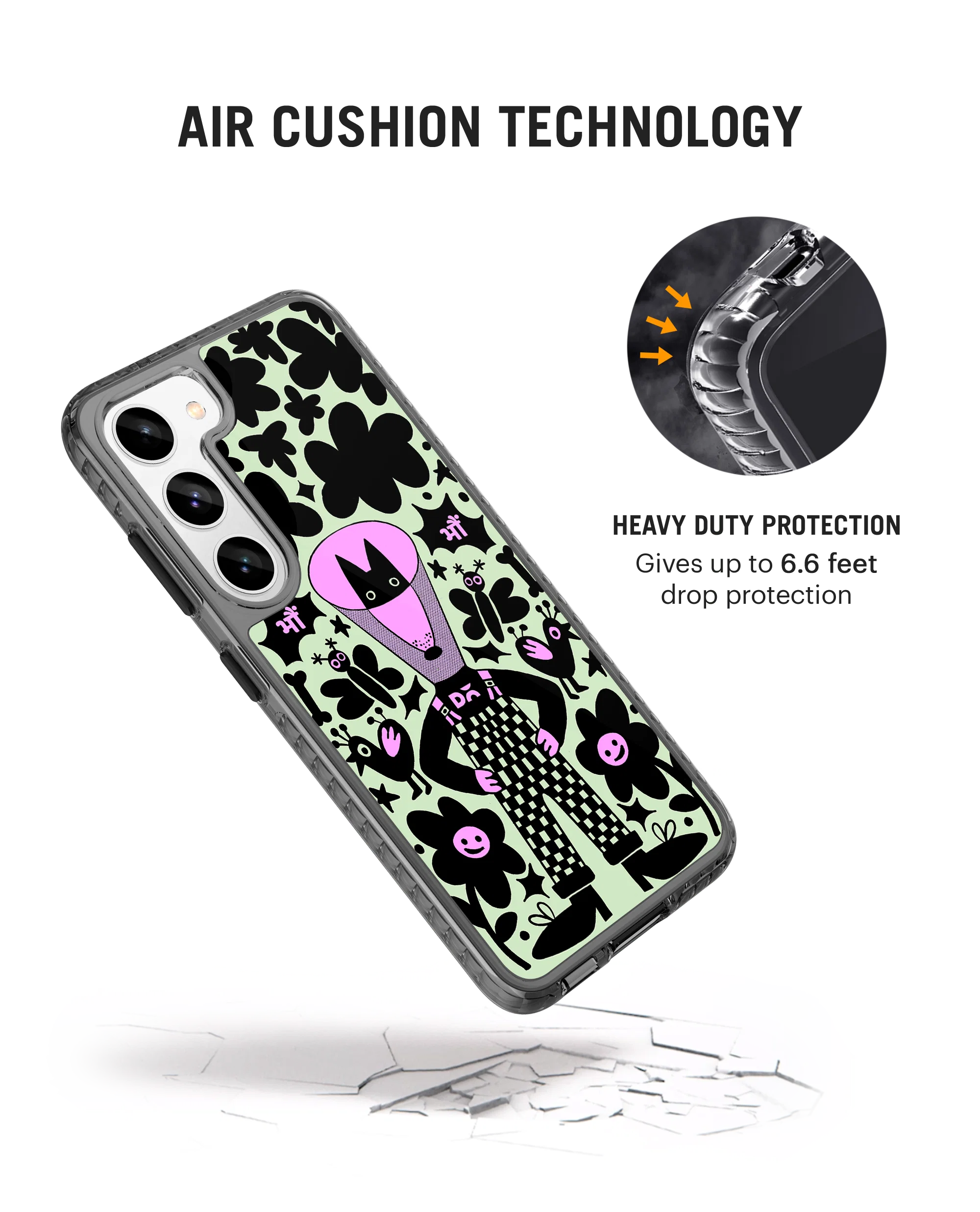 DailyObjects Super Dog Stride 2.0 Case Cover For Samsung Galaxy S23 - Image 2
