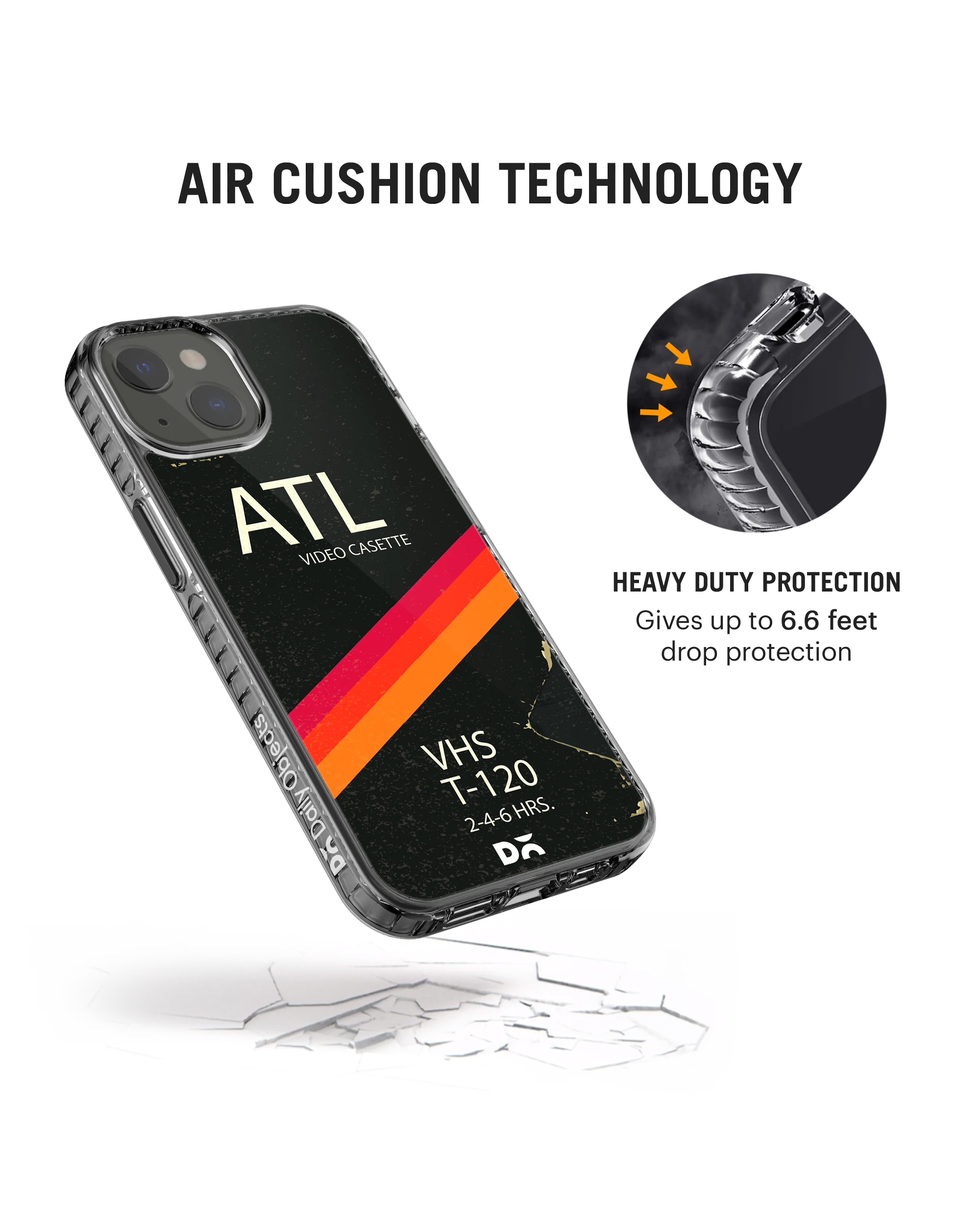 DailyObjects T-120 Video Cassette Stride 2.0 Phone Case Cover For iPhone 15 Plus - Image 6