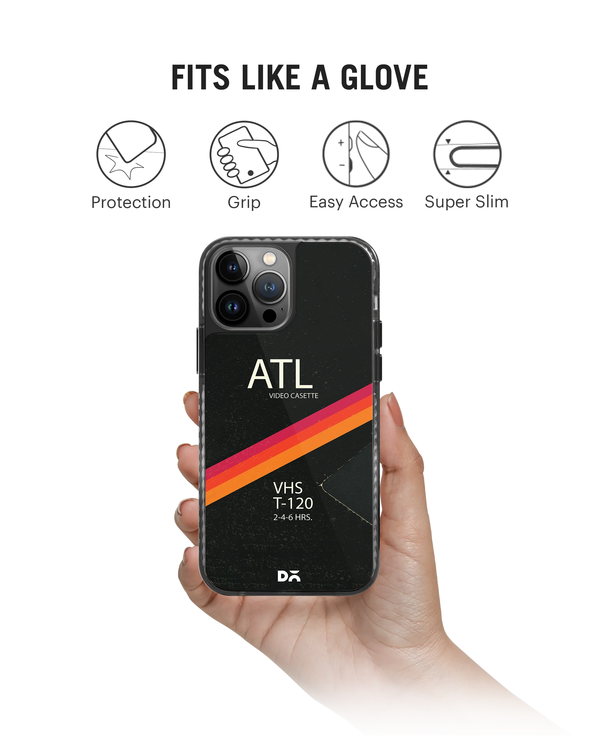 DailyObjects T-120 Video Cassette Stride 2.0 Phone Case Cover For iPhone 15 Pro Max - Image 2