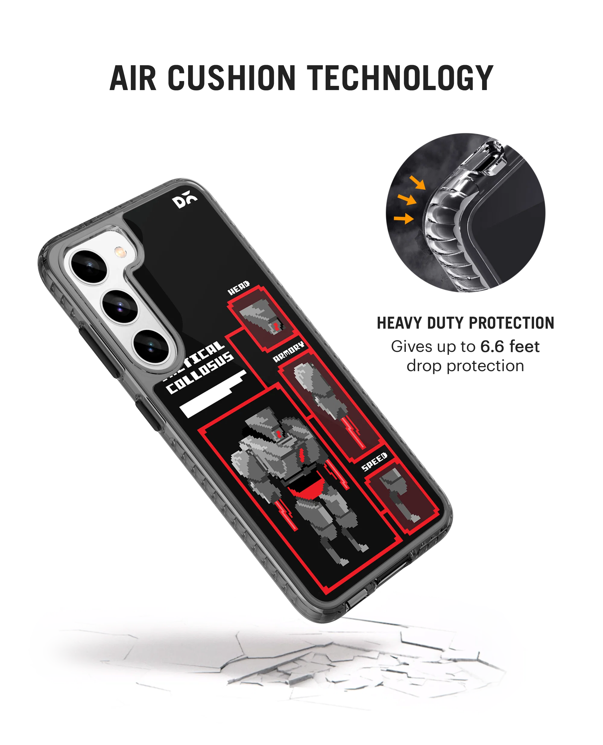 DailyObjects Tactical Collosus Stride 2.0 Case Cover For Samsung Galaxy S23 Plus - Image 2