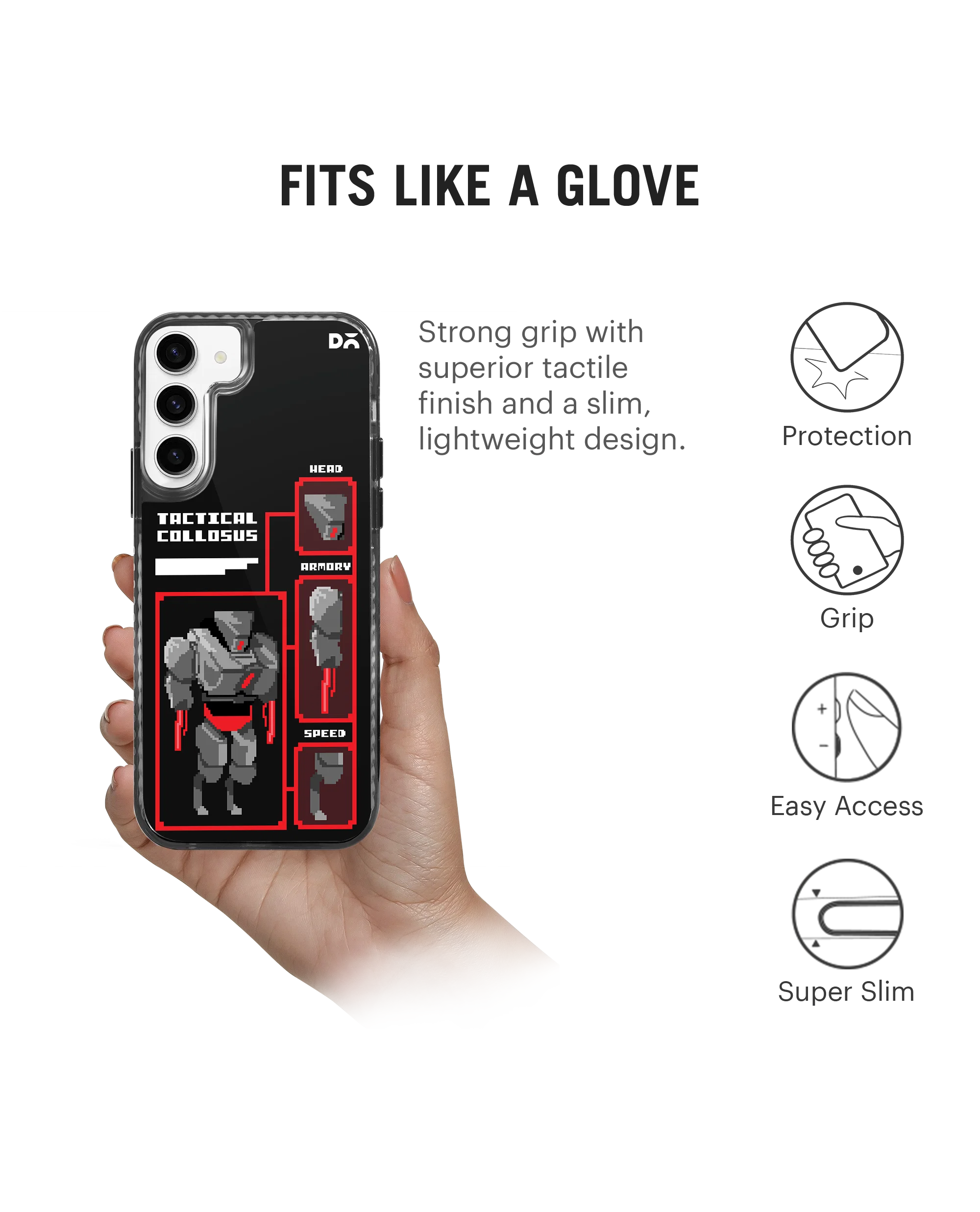 DailyObjects Tactical Collosus Stride 2.0 Case Cover For Samsung Galaxy S23 Plus - Image 5