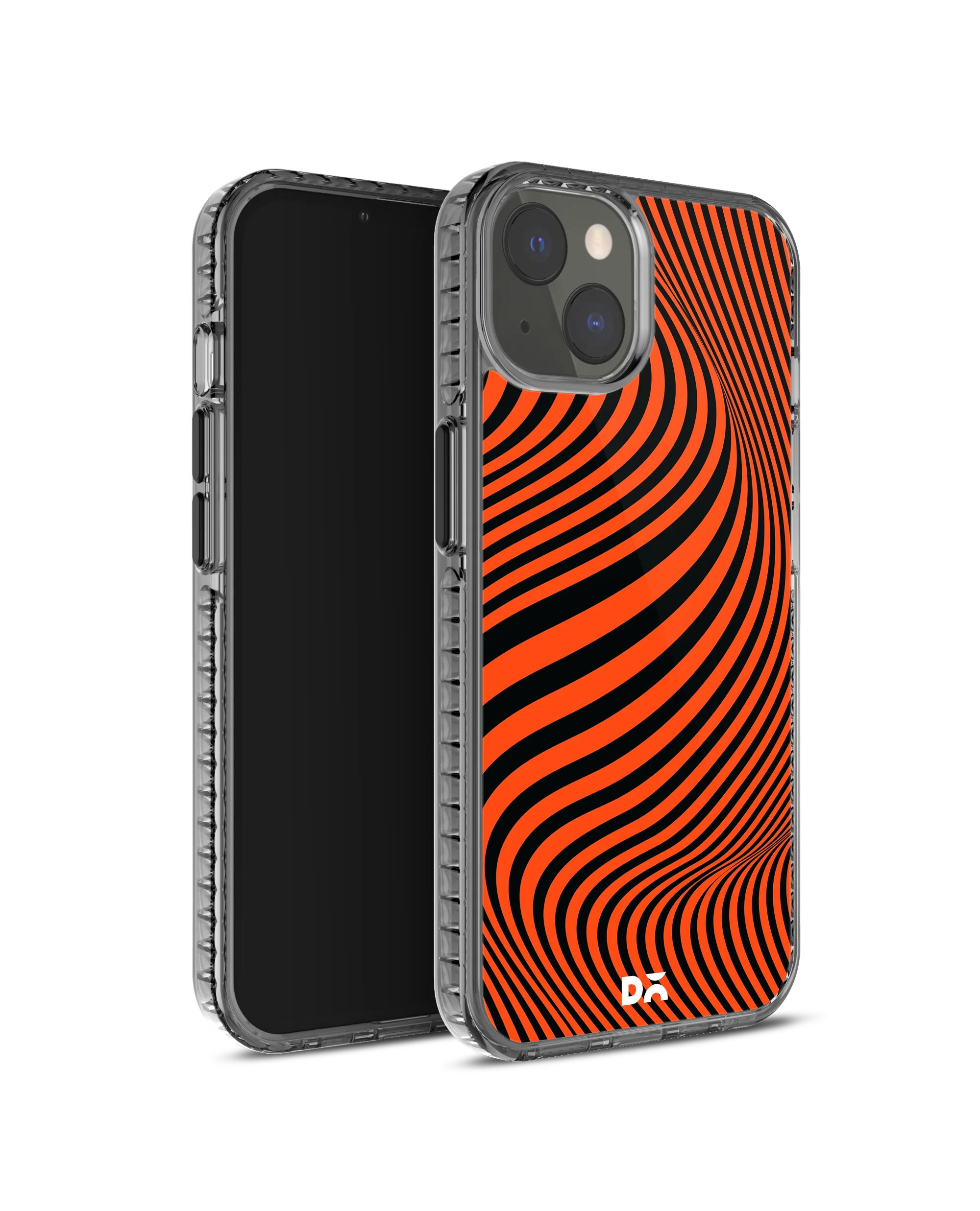 DailyObjects Tangerine Waves Stride 2.0 Phone Case Cover For iPhone 15 Plus - Image 3