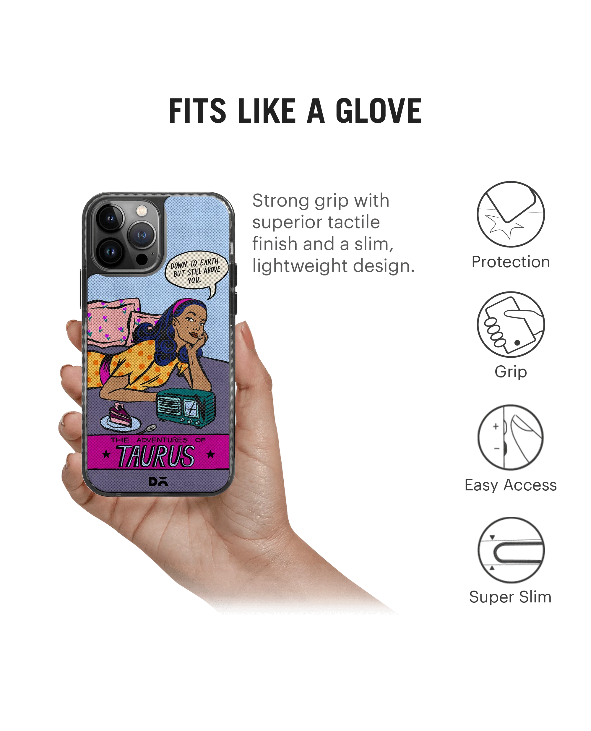 DailyObjects Taurus Stride 2.0 Phone Case Cover For iPhone 14 Pro Max - Image 2