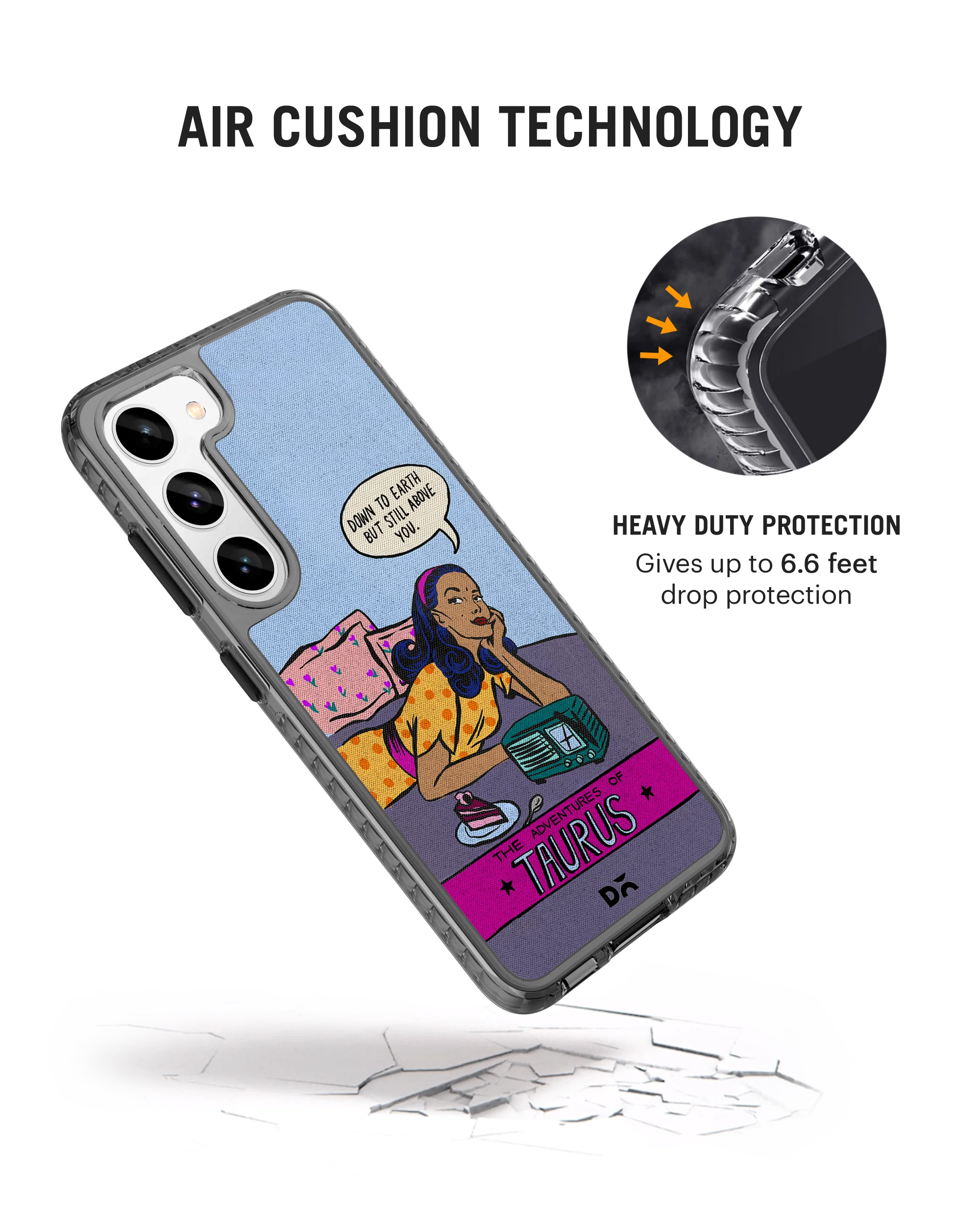 DailyObjects Taurus Stride 2.0 Case Cover For Samsung Galaxy S23 - Image 2