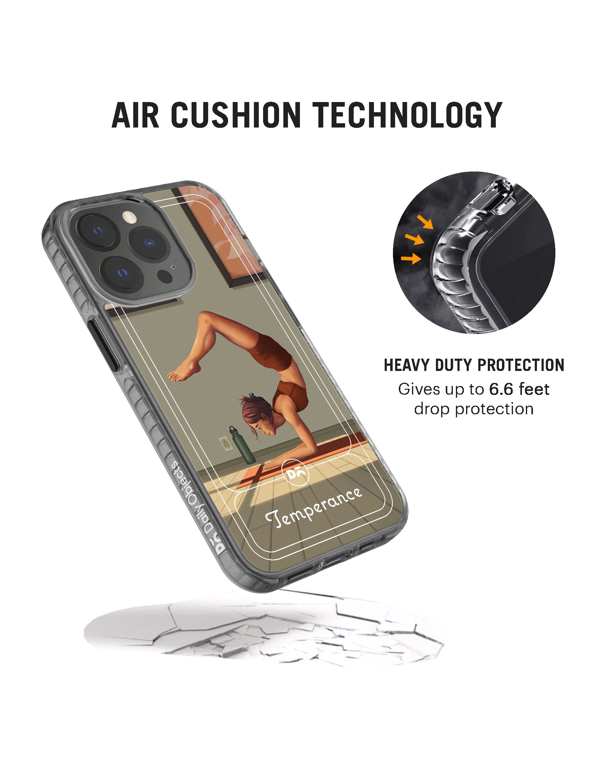 DailyObjects Temperance Stride 2.0 Phone Case Cover For iPhone 14 Pro Max - Image 3