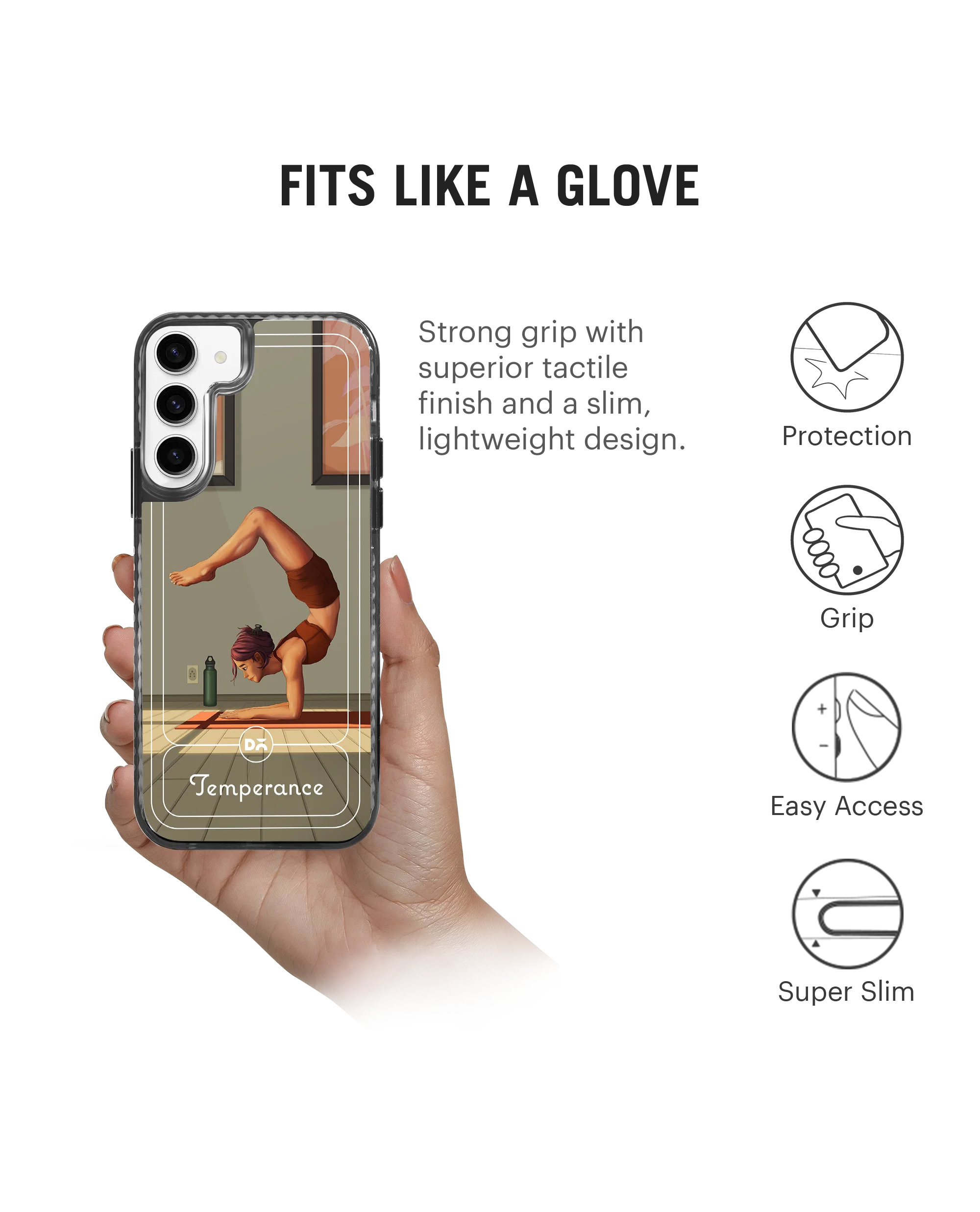 DailyObjects Temperance Stride 2.0 Case Cover For Samsung Galaxy S23 Plus - Image 5