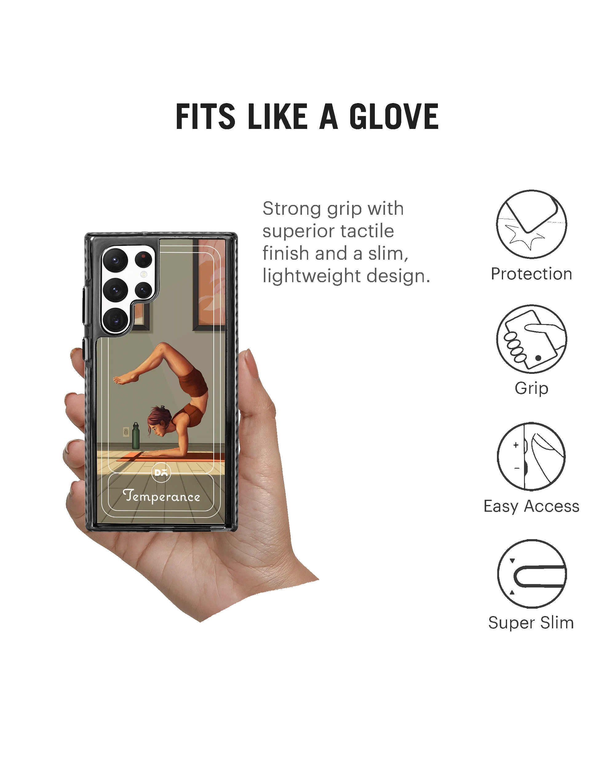DailyObjects Temperance Stride 2.0 Case Cover For Samsung Galaxy S23 Ultra - Image 5