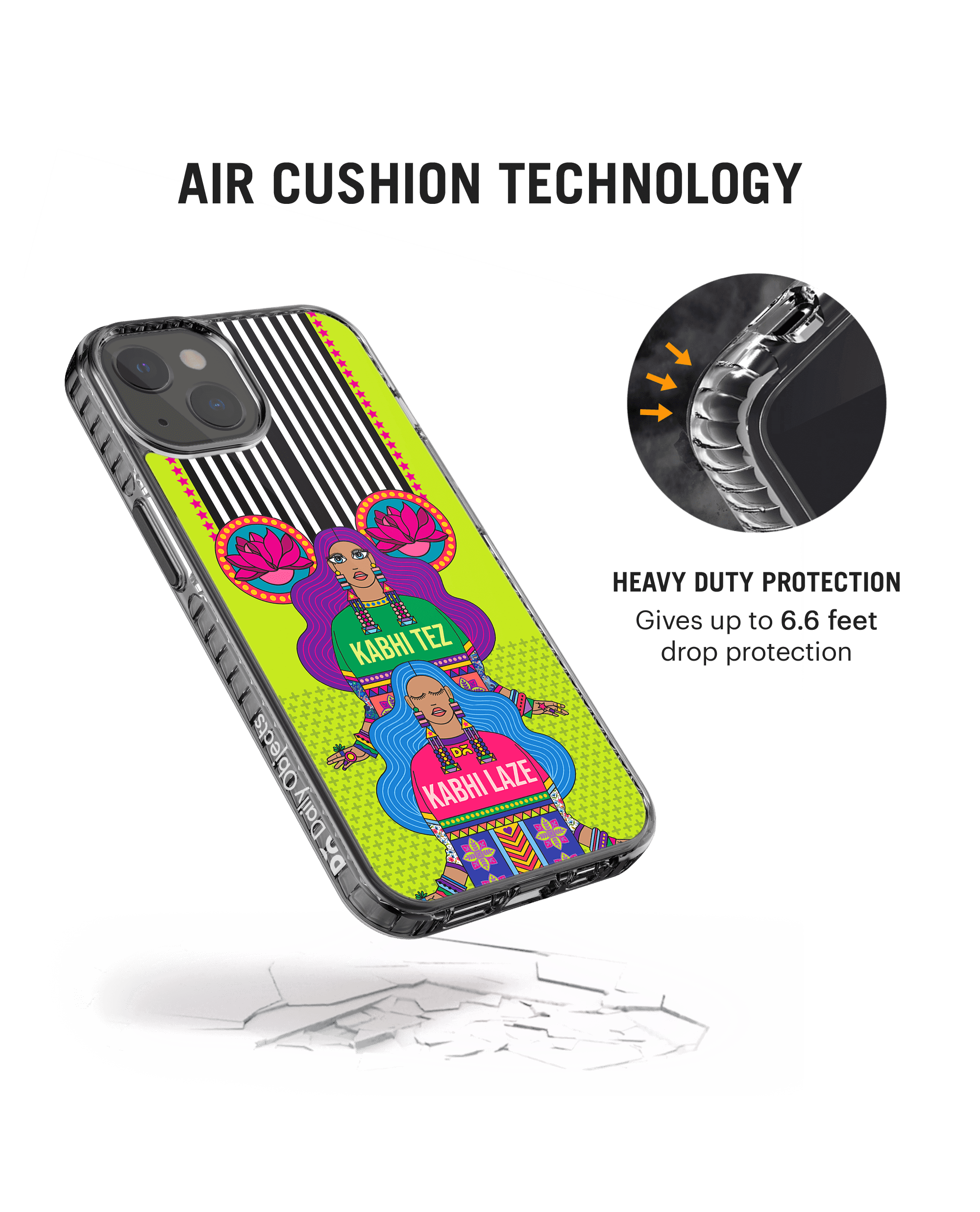 DailyObjects Tezy Lazy Stride 2.0 Phone Case Cover For iPhone 14 - Image 2