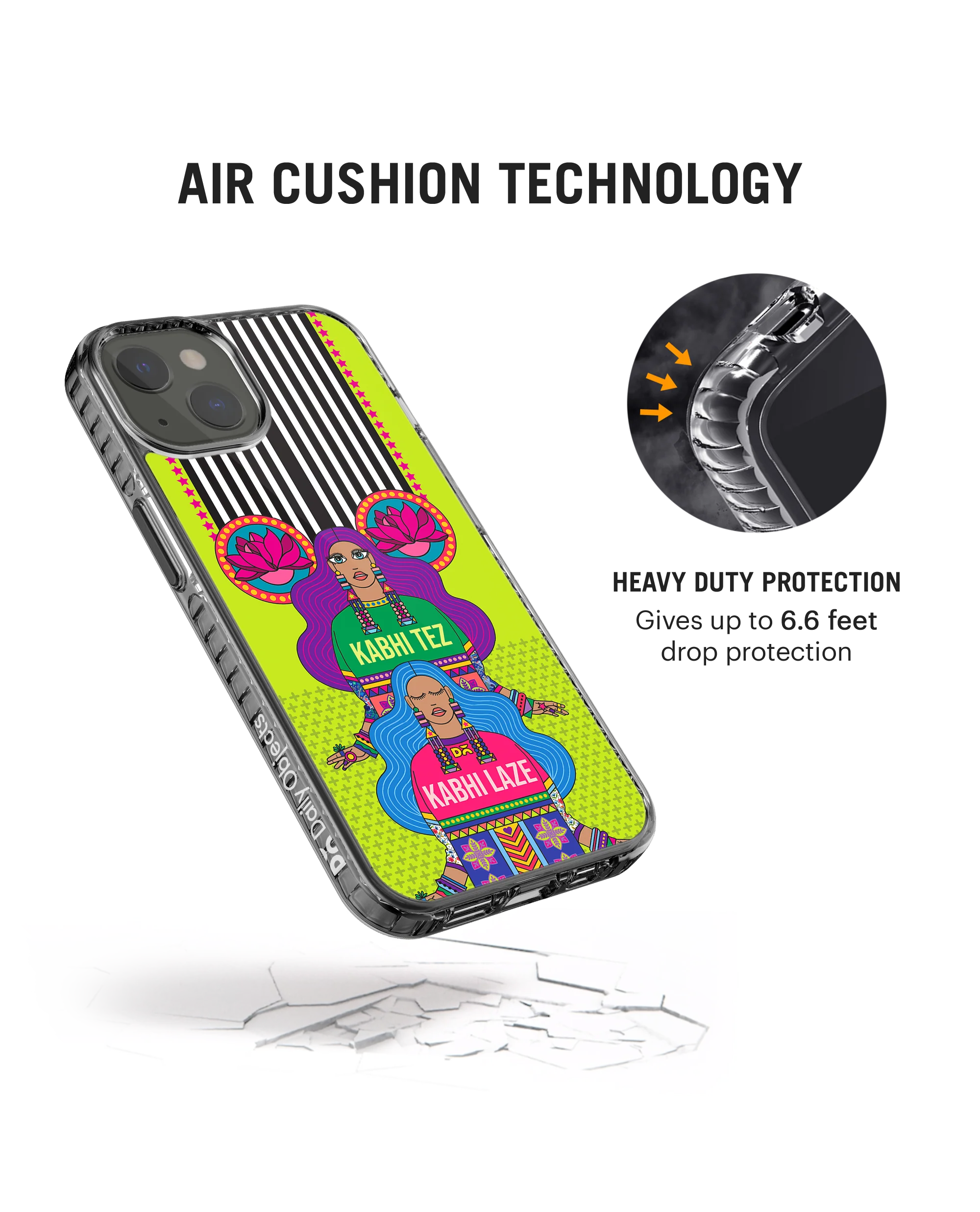 DailyObjects Tezy Lazy Stride 2.0 Phone Case Cover For iPhone 15 Plus - Image 6
