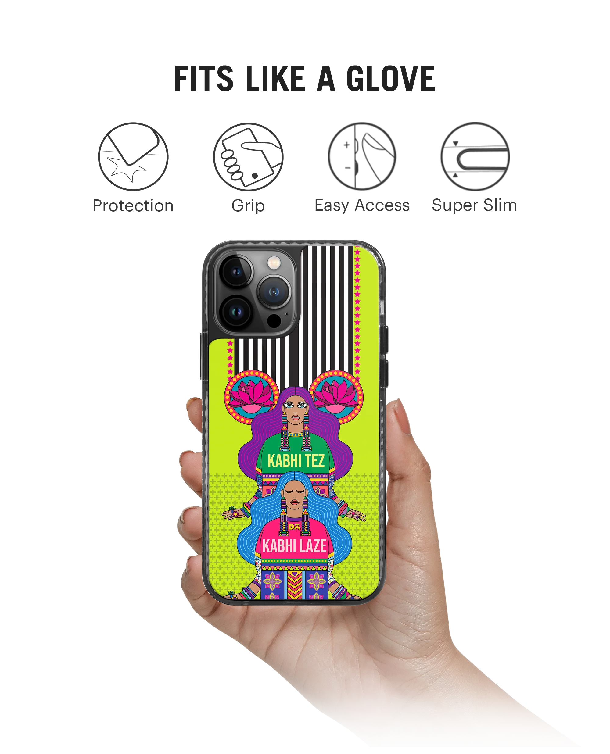 DailyObjects Tezy Lazy Stride 2.0 Phone Case Cover For iPhone 15 Pro Max - Image 2