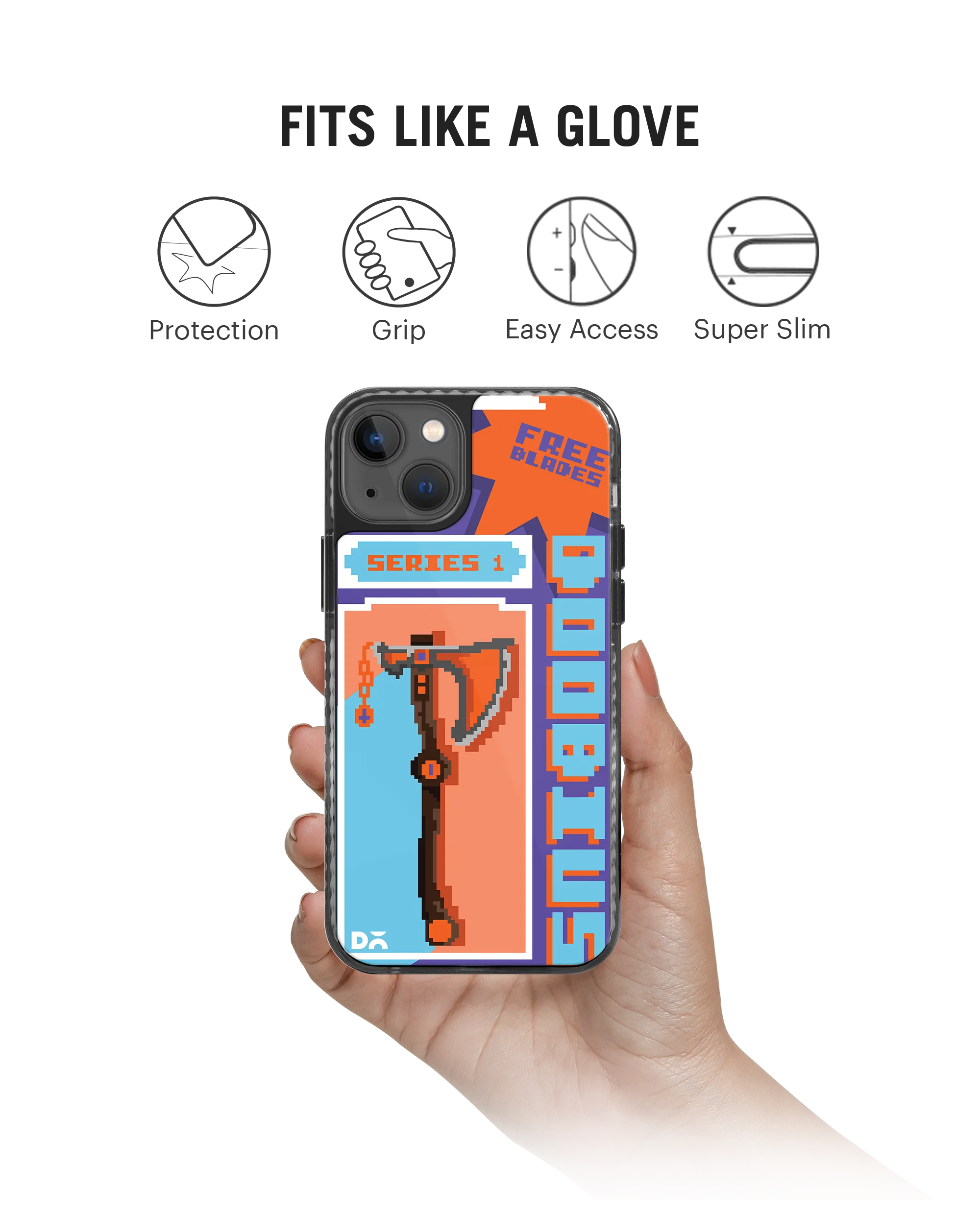 DailyObjects The Axe of Doobius Stride 2.0 Phone Case Cover For iPhone 15 Plus - Image 2