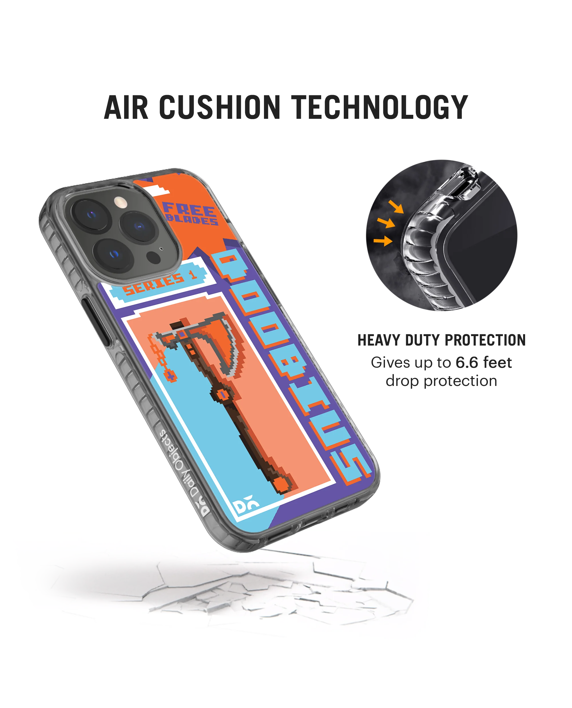 DailyObjects The Axe of Doobius Stride 2.0 Phone Case Cover For iPhone 15 Pro - Image 5