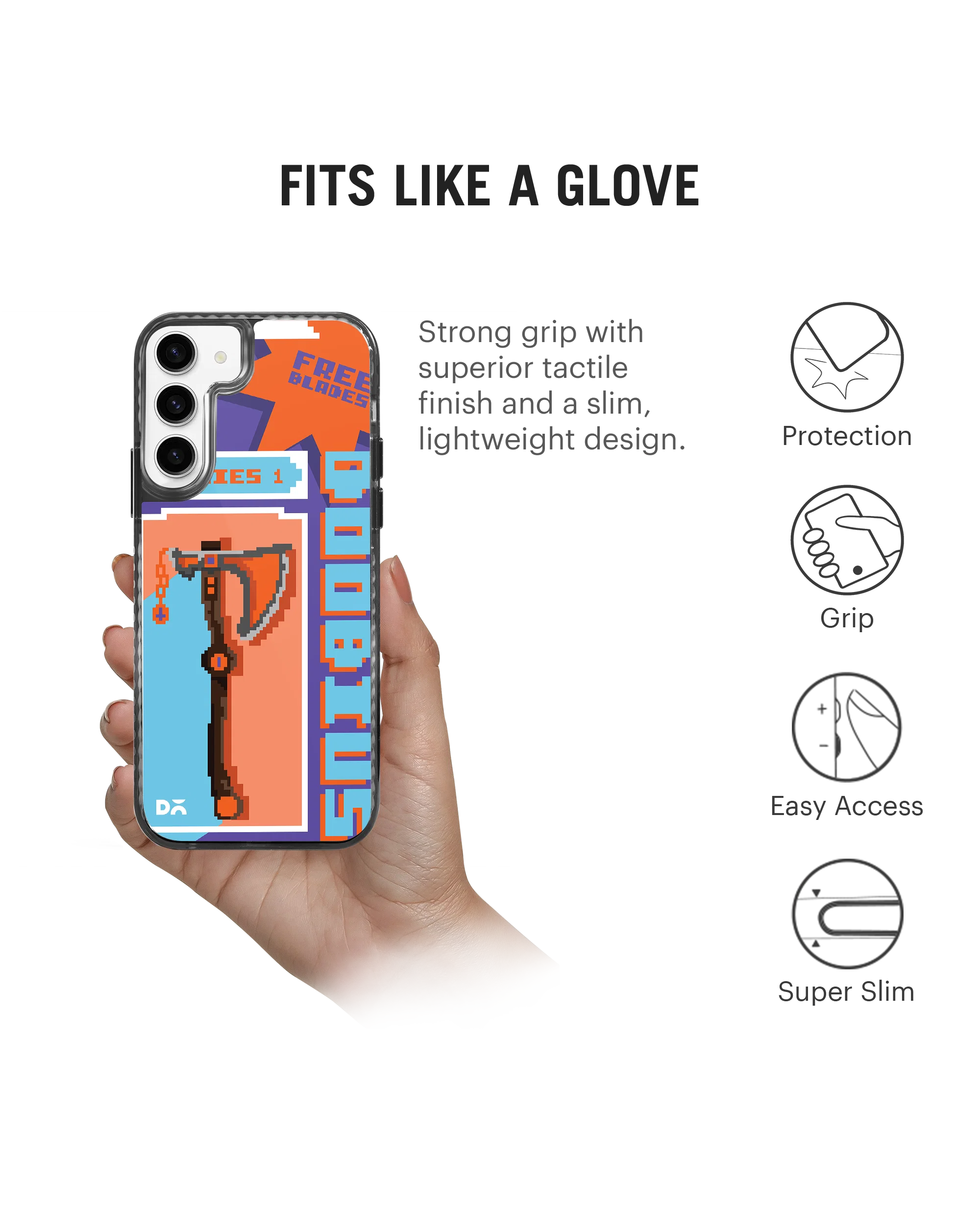 DailyObjects The Axe of Doobius Stride 2.0 Case Cover For Samsung Galaxy S23 Plus - Image 5