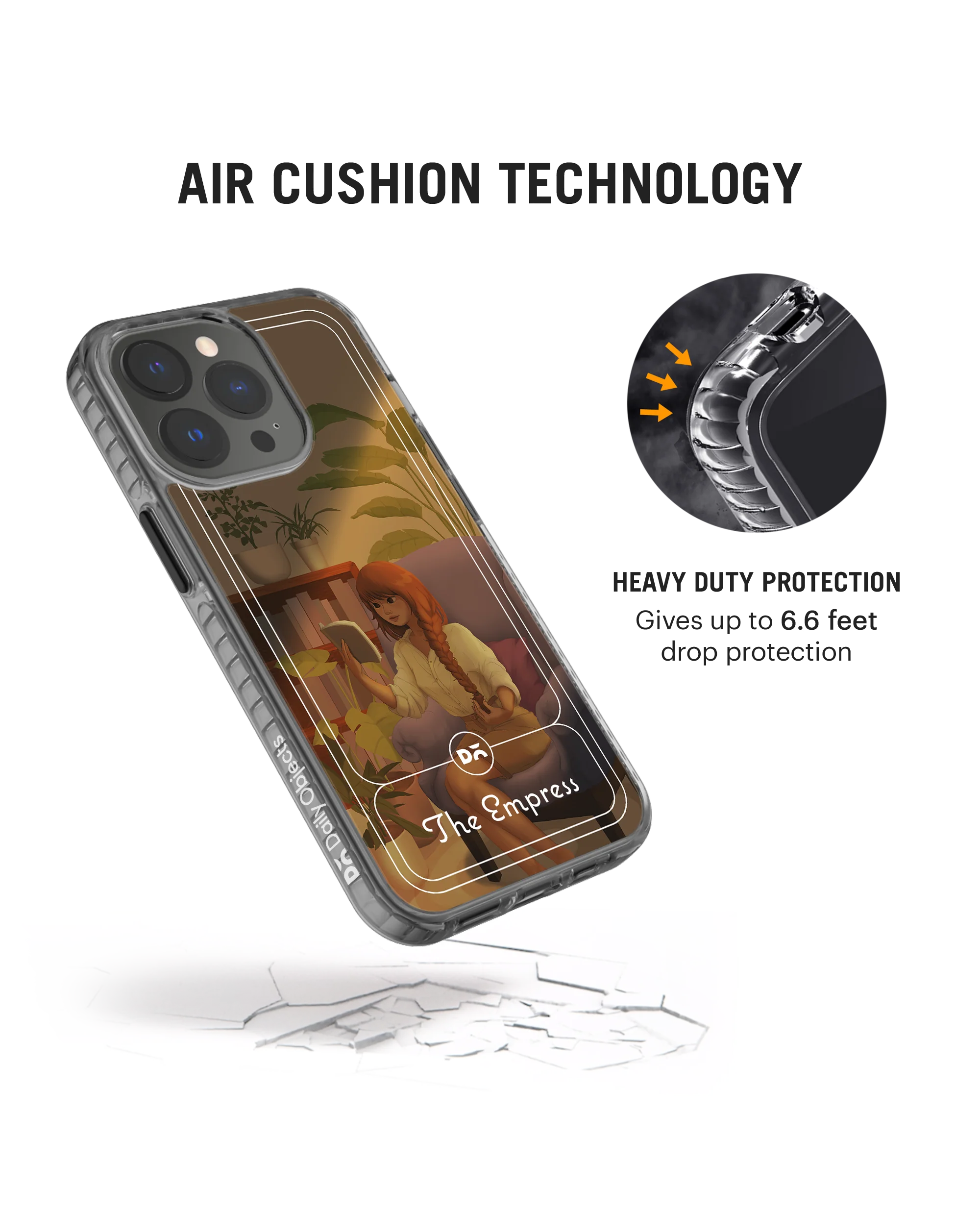 DailyObjects The Empress Stride 2.0 Phone Case Cover For iPhone 15 Pro - Image 5