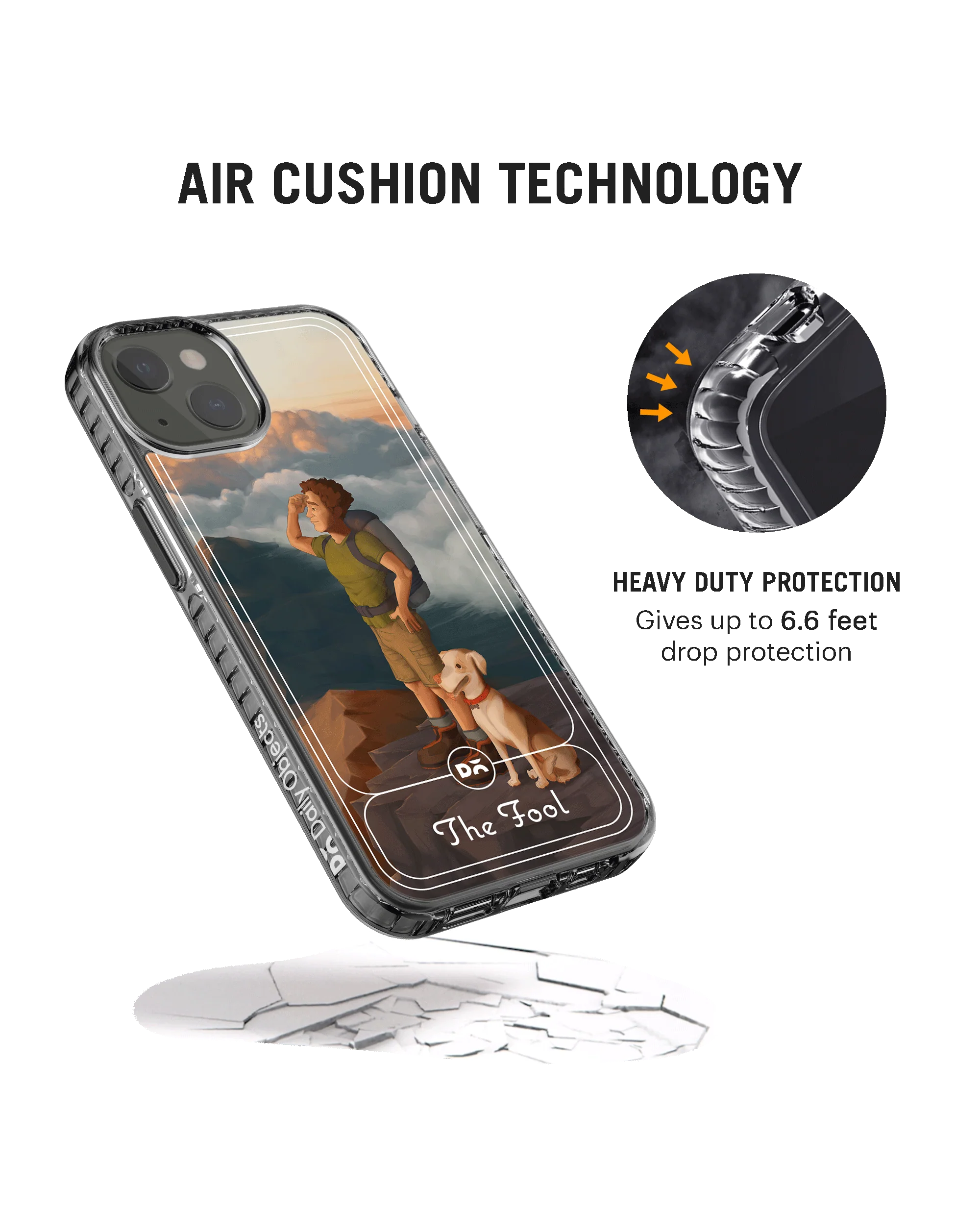 DailyObjects The Fool Stride 2.0 Case Cover For iPhone 13 - Image 4