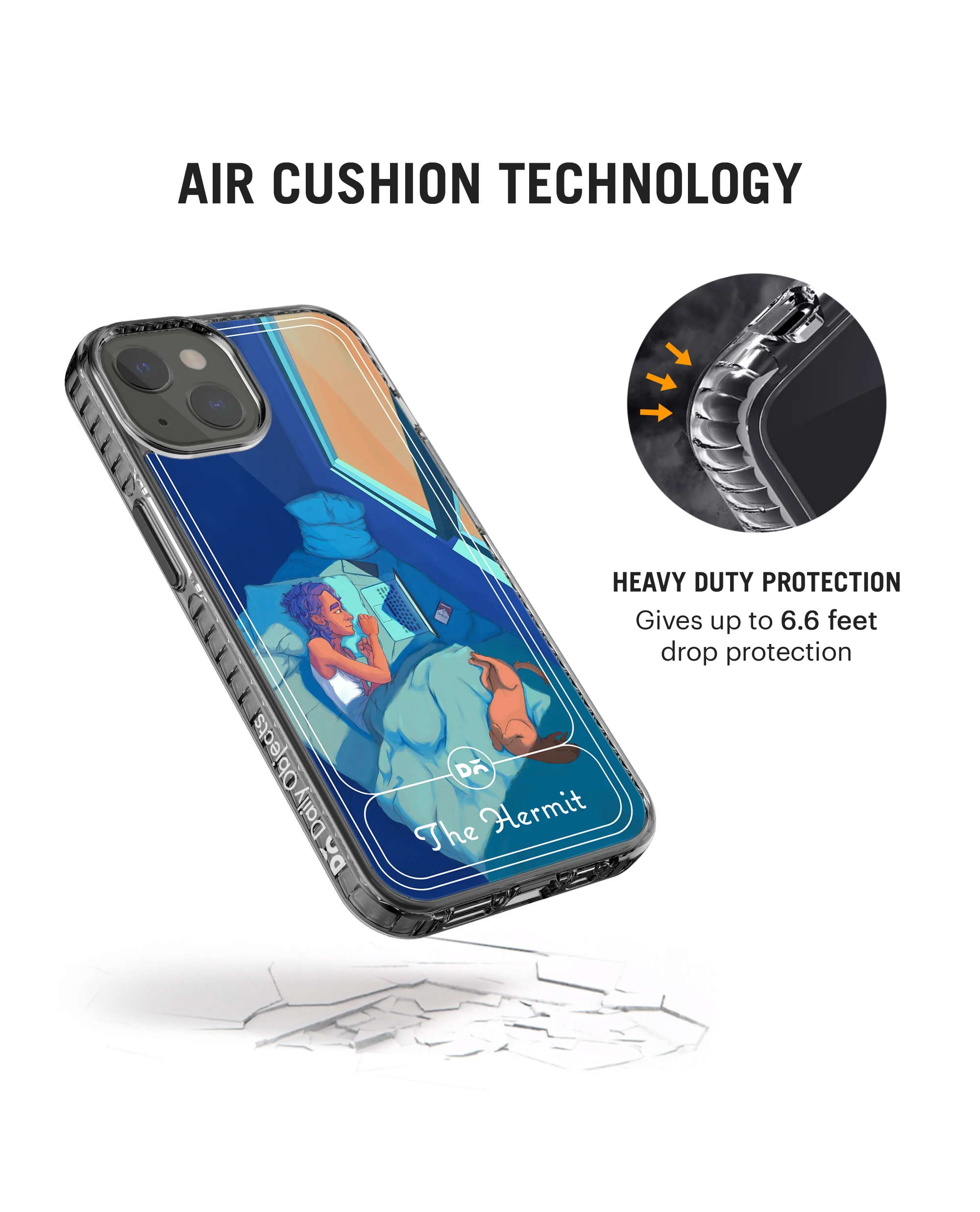 DailyObjects The Hermit Stride 2.0 Phone Case Cover For iPhone 15 Plus - Image 6