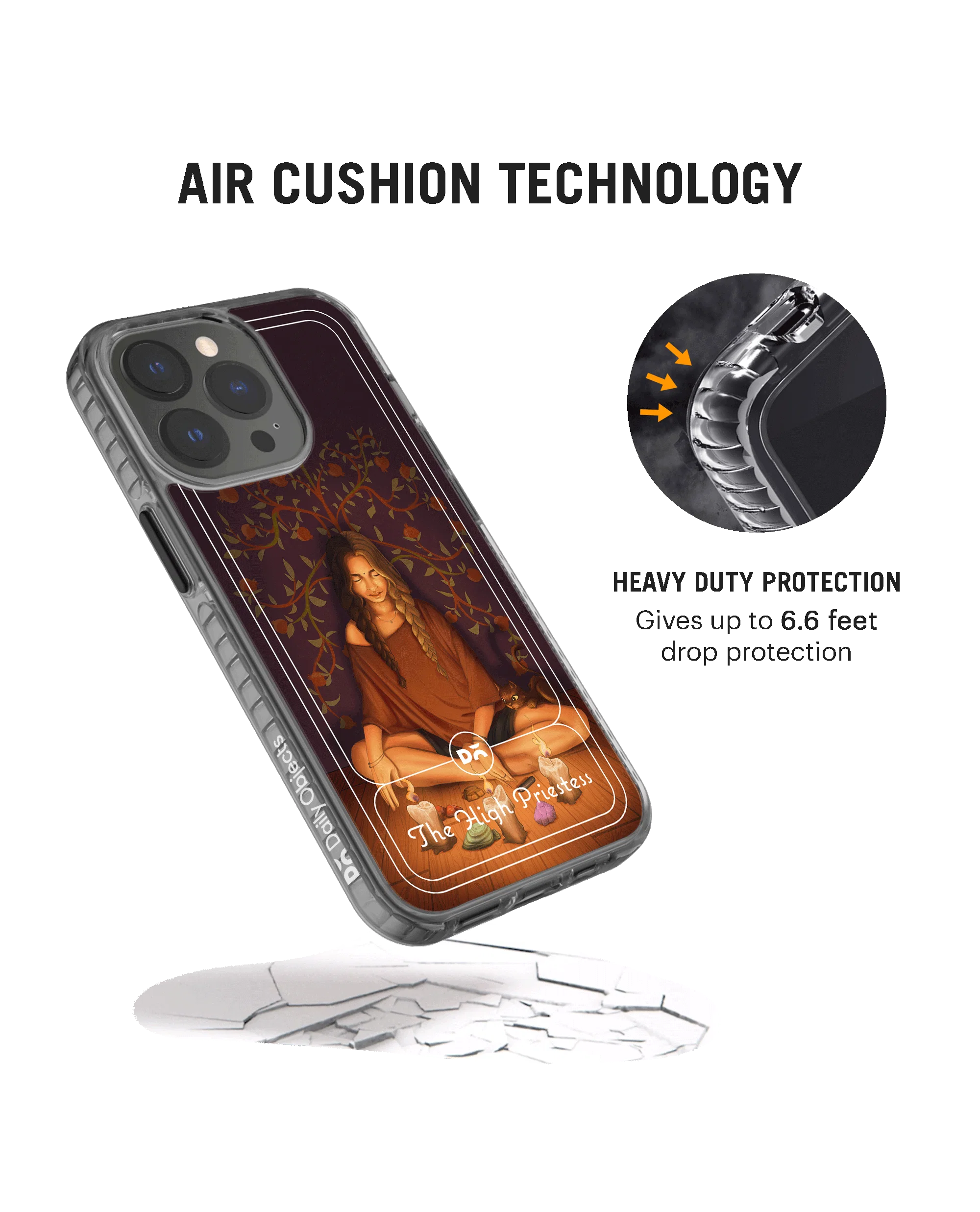 DailyObjects The High Priestess Stride 2.0 Case Cover For iPhone 13 Pro Max - Image 4