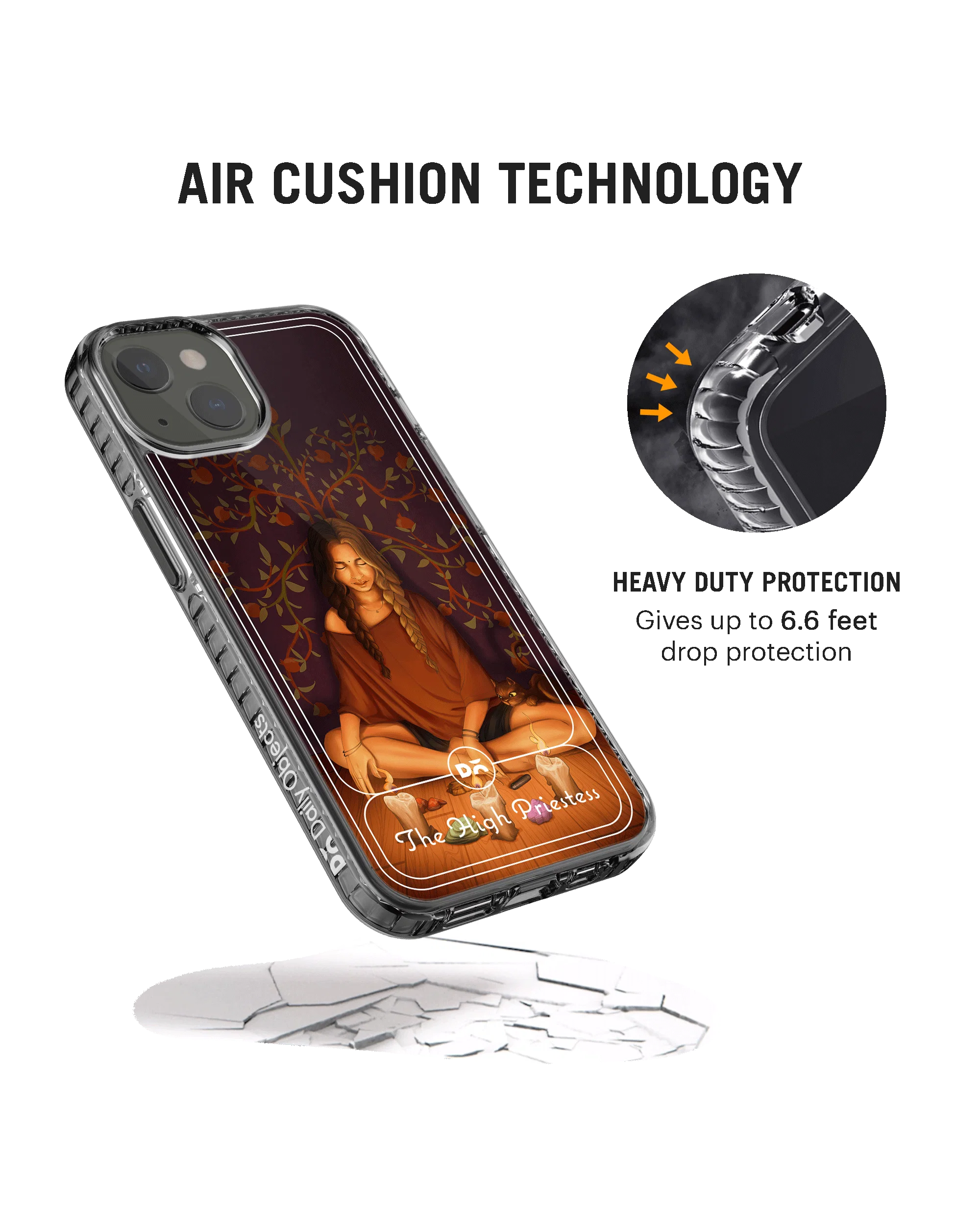 DailyObjects The High Priestess Stride 2.0 Phone Case Cover For iPhone 14 - Image 4