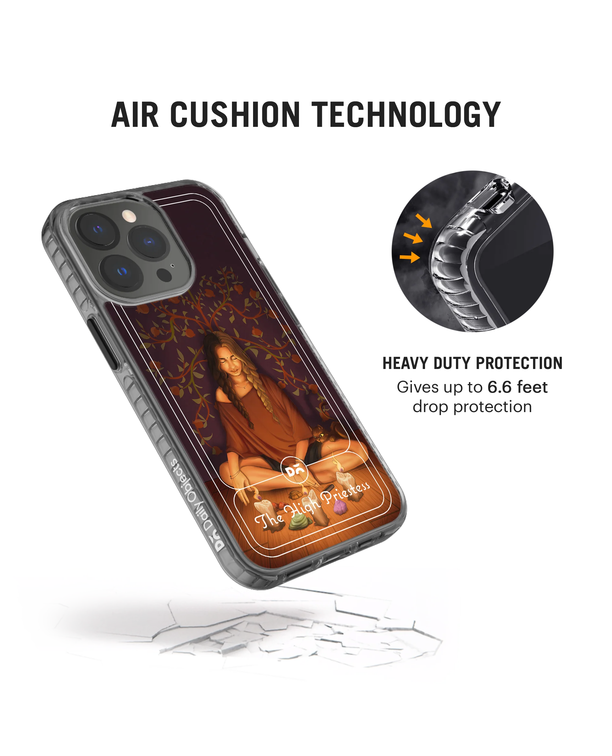 DailyObjects The High Priestess Stride 2.0 Phone Case Cover For iPhone 15 Pro - Image 5