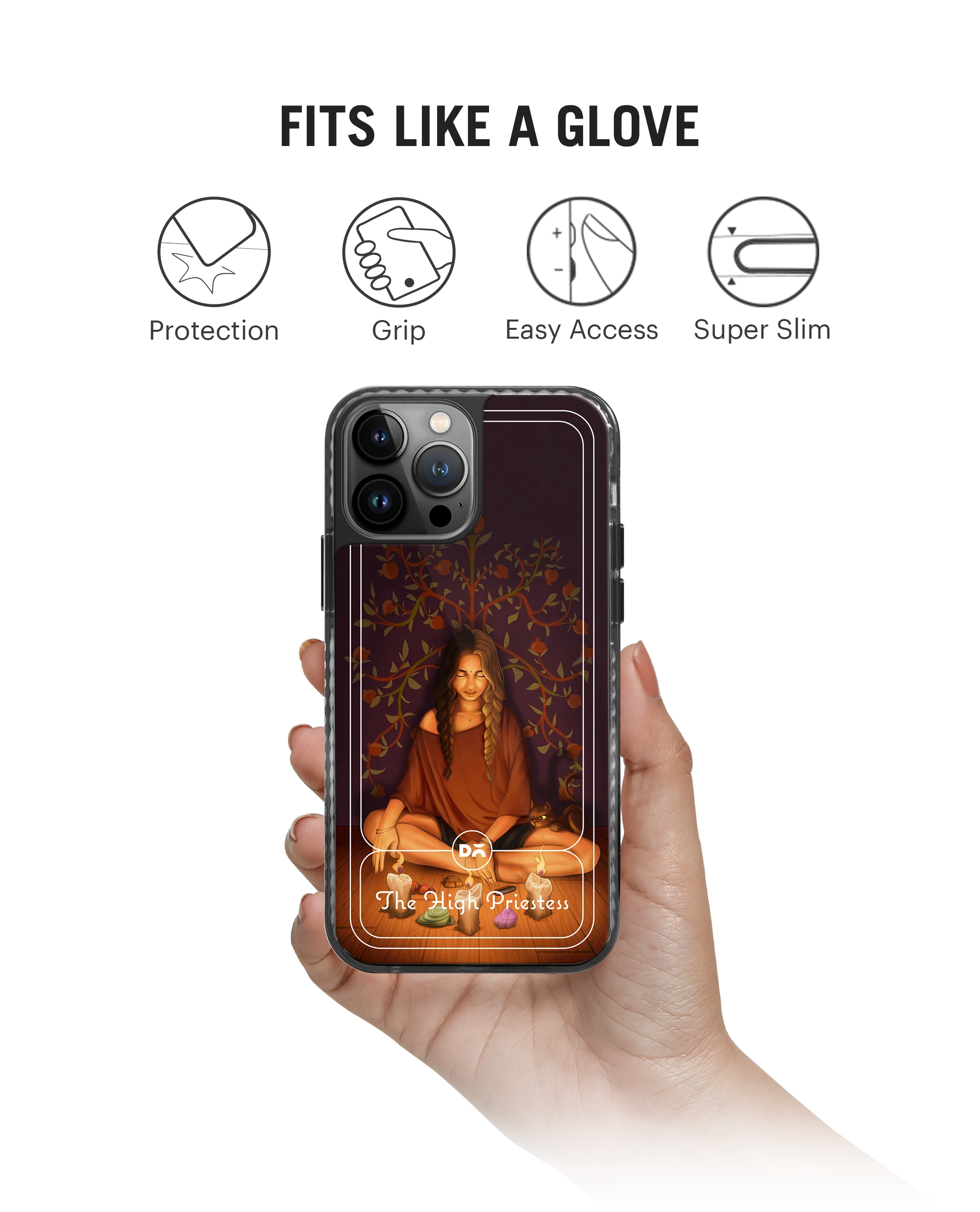 DailyObjects The High Priestess Stride 2.0 Phone Case Cover For iPhone 15 Pro Max - Image 2