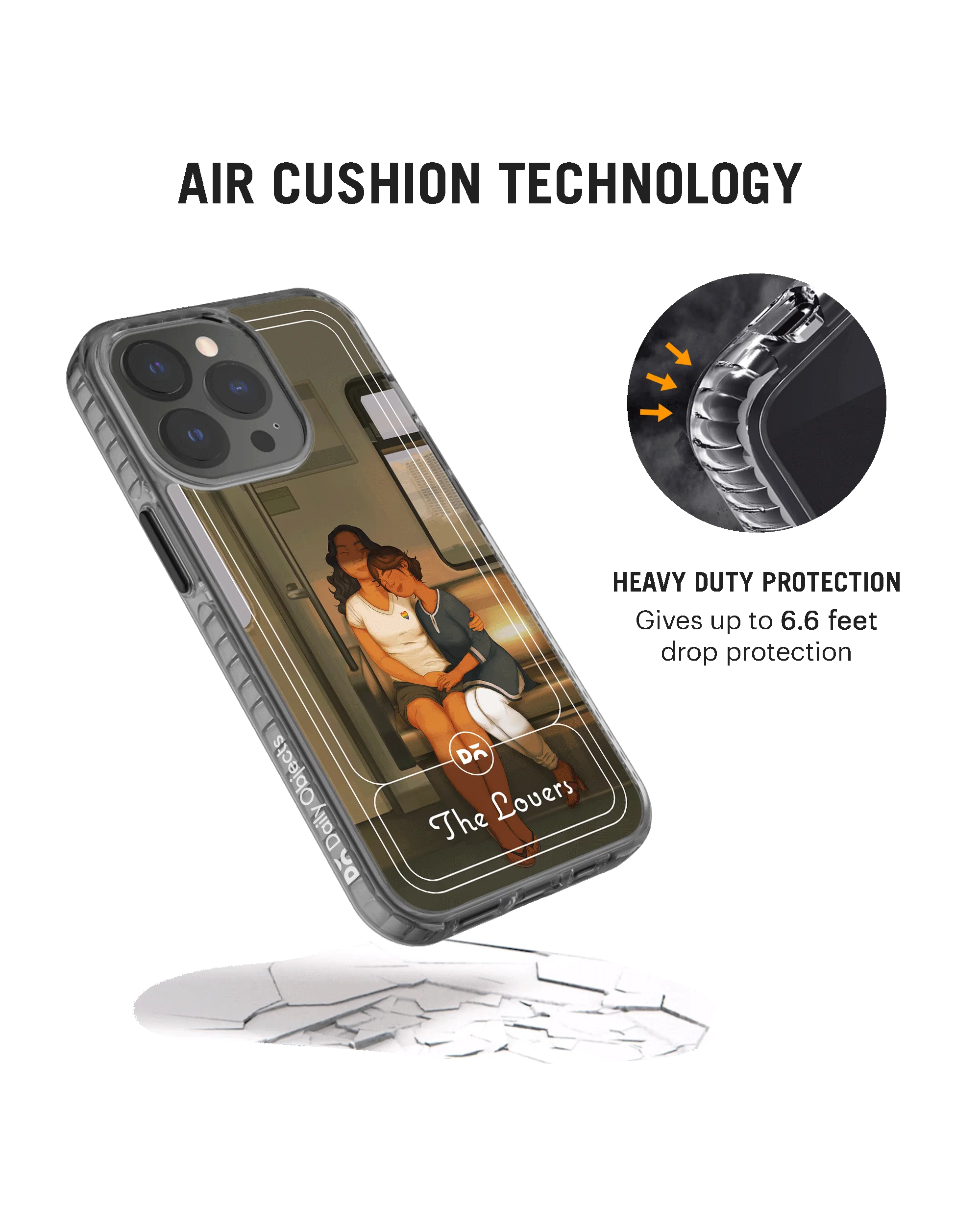 DailyObjects The Lovers Stride 2.0 Phone Case Cover For iPhone 14 Pro - Image 4