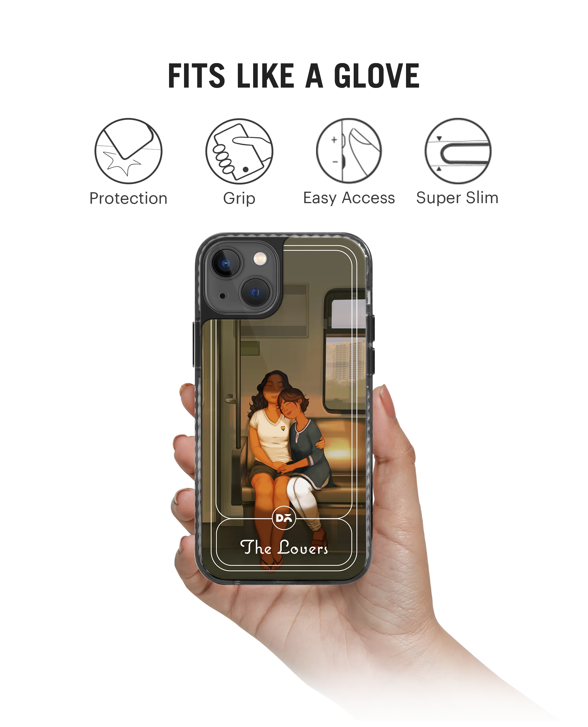 DailyObjects The Lovers Stride 2.0 Phone Case Cover For iPhone 15 - Image 2