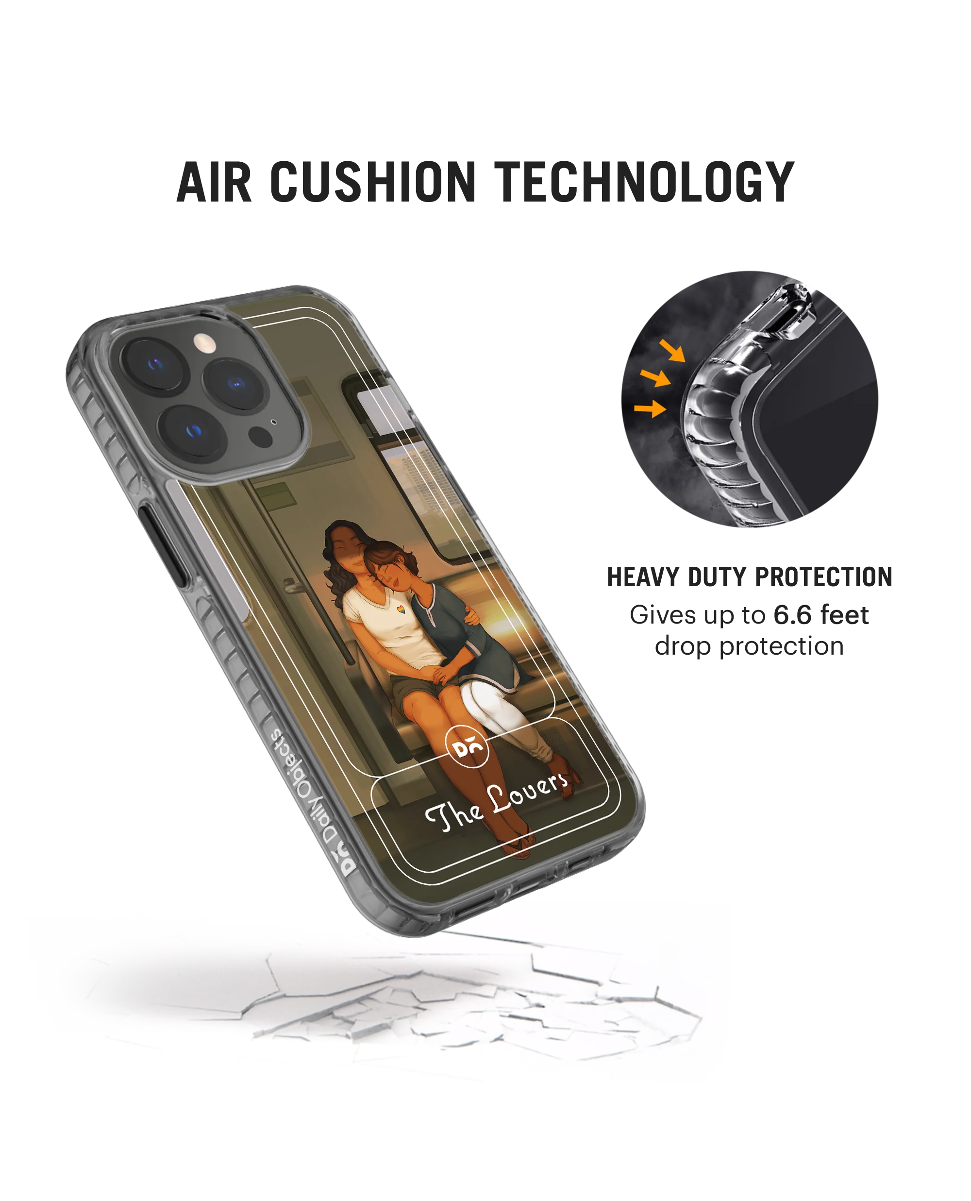 DailyObjects The Lovers Stride 2.0 Phone Case Cover For iPhone 15 Pro Max - Image 5