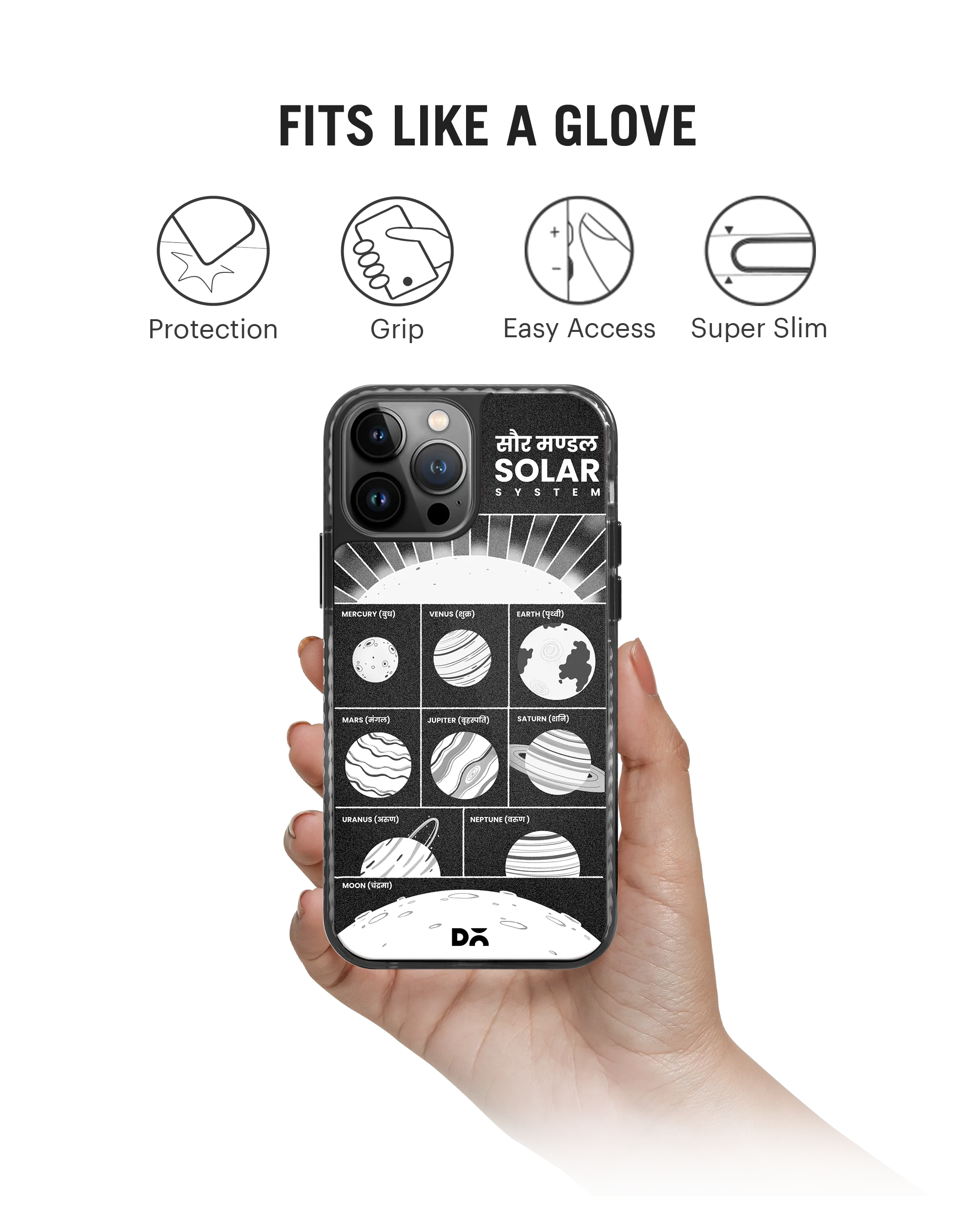 DailyObjects The Solar System Stride 2.0 Phone Case Cover For iPhone 15 Pro - Image 2