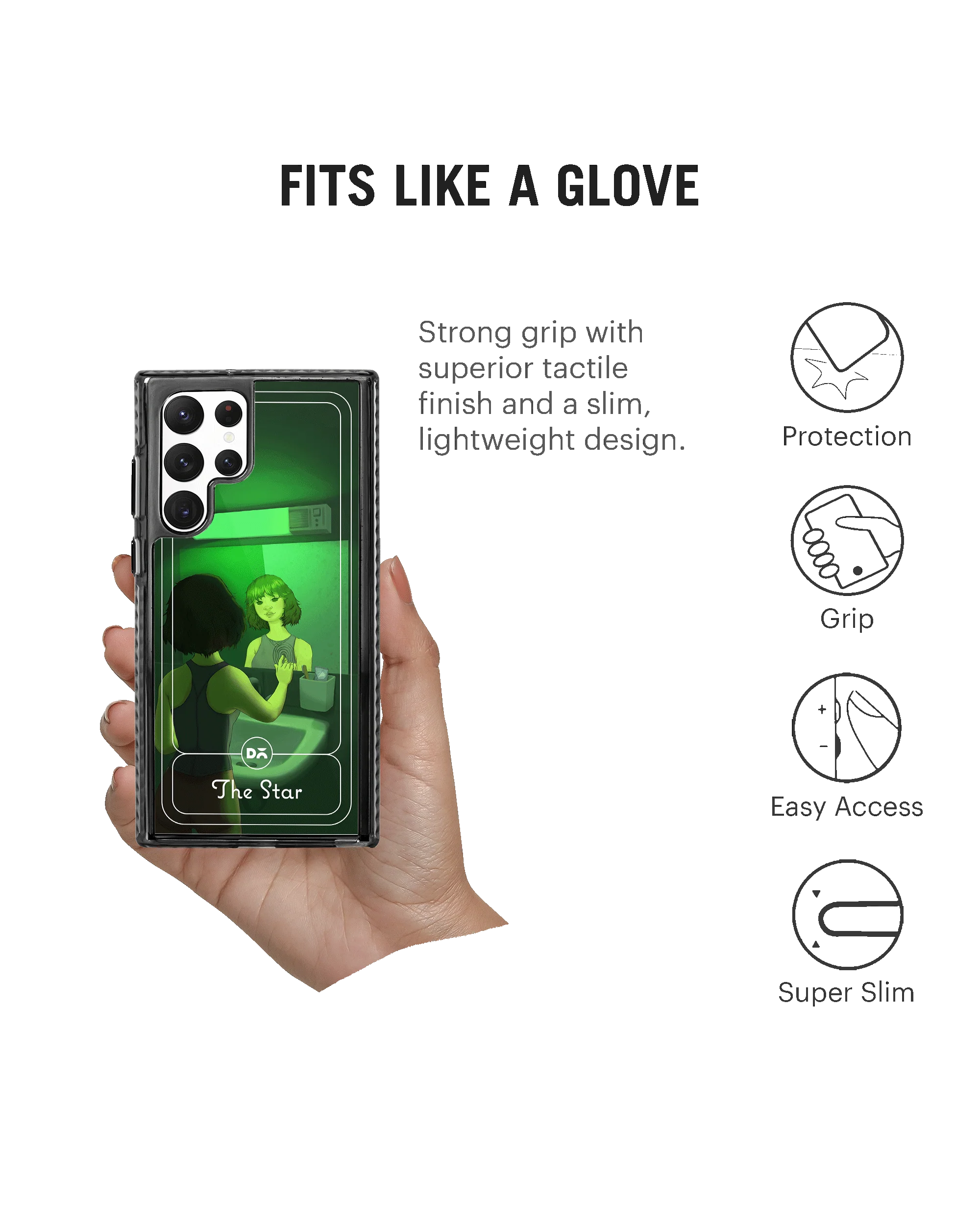 DailyObjects The Star Stride 2.0 Case Cover For Samsung Galaxy S23 Ultra - Image 5