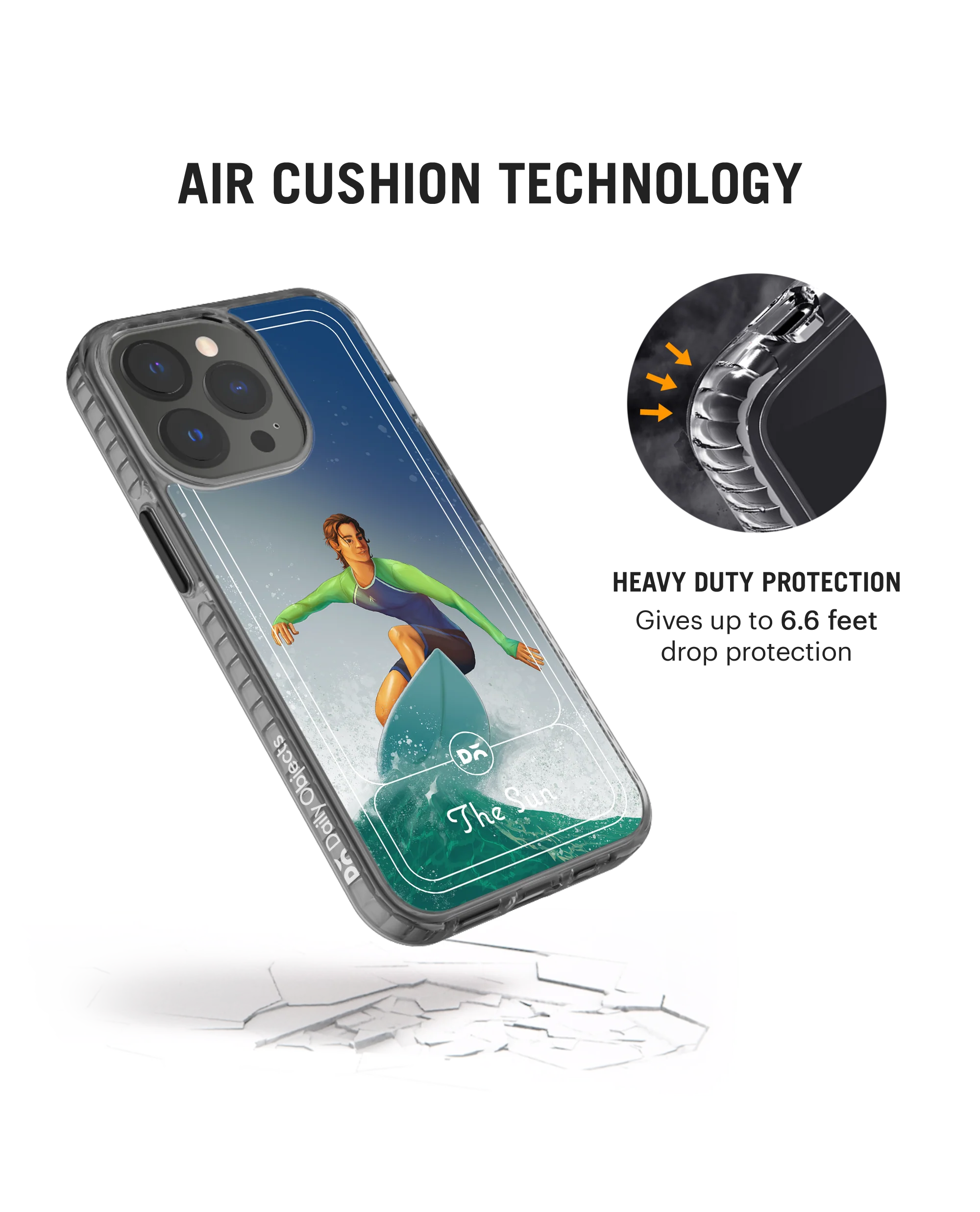 DailyObjects The Sun Stride 2.0 Phone Case Cover For iPhone 15 Pro Max - Image 5