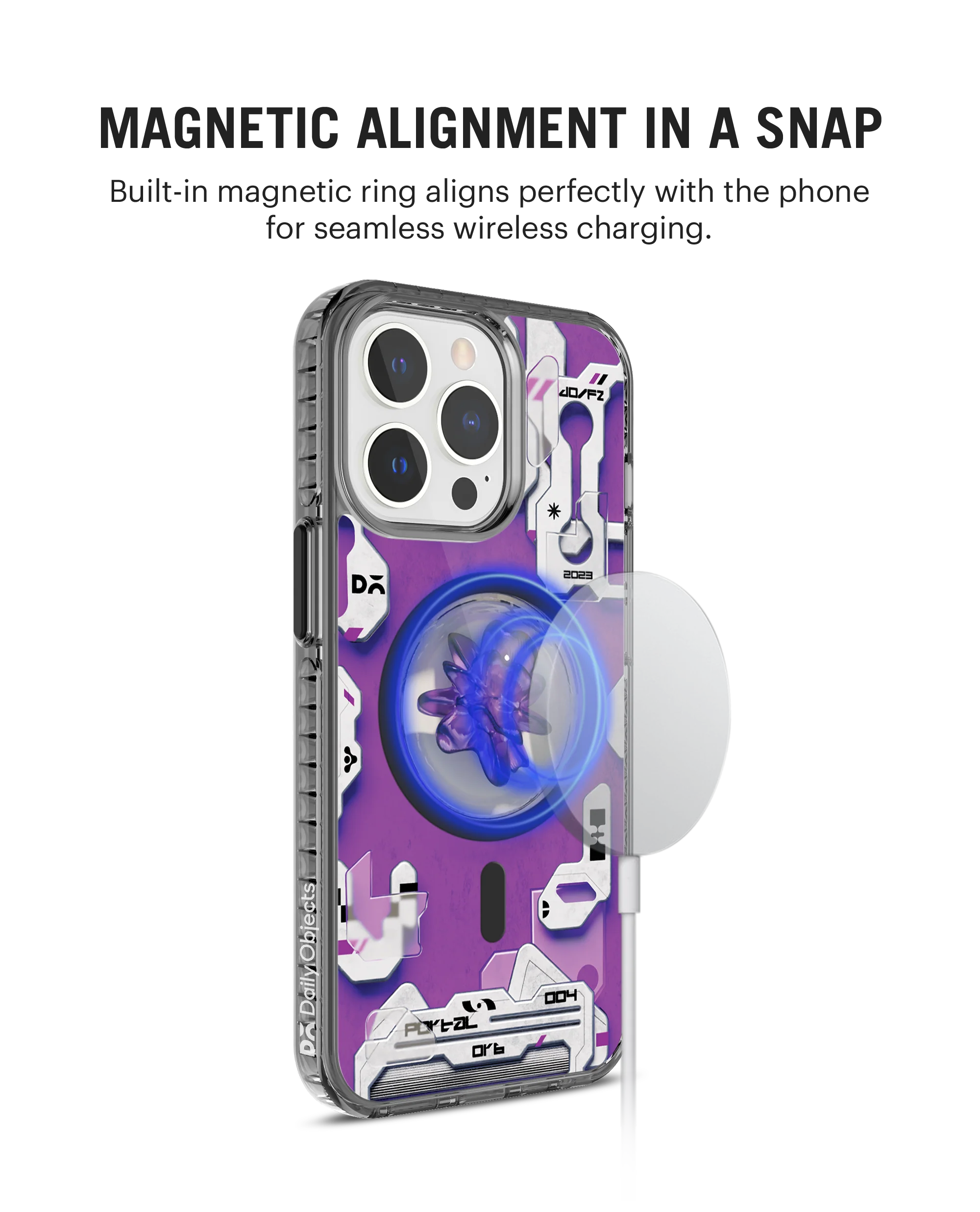 DailyObjects Twilight Stride 2.0 Clear MagSafe Phone Case Cover For iPhone 15 Pro - Image 2