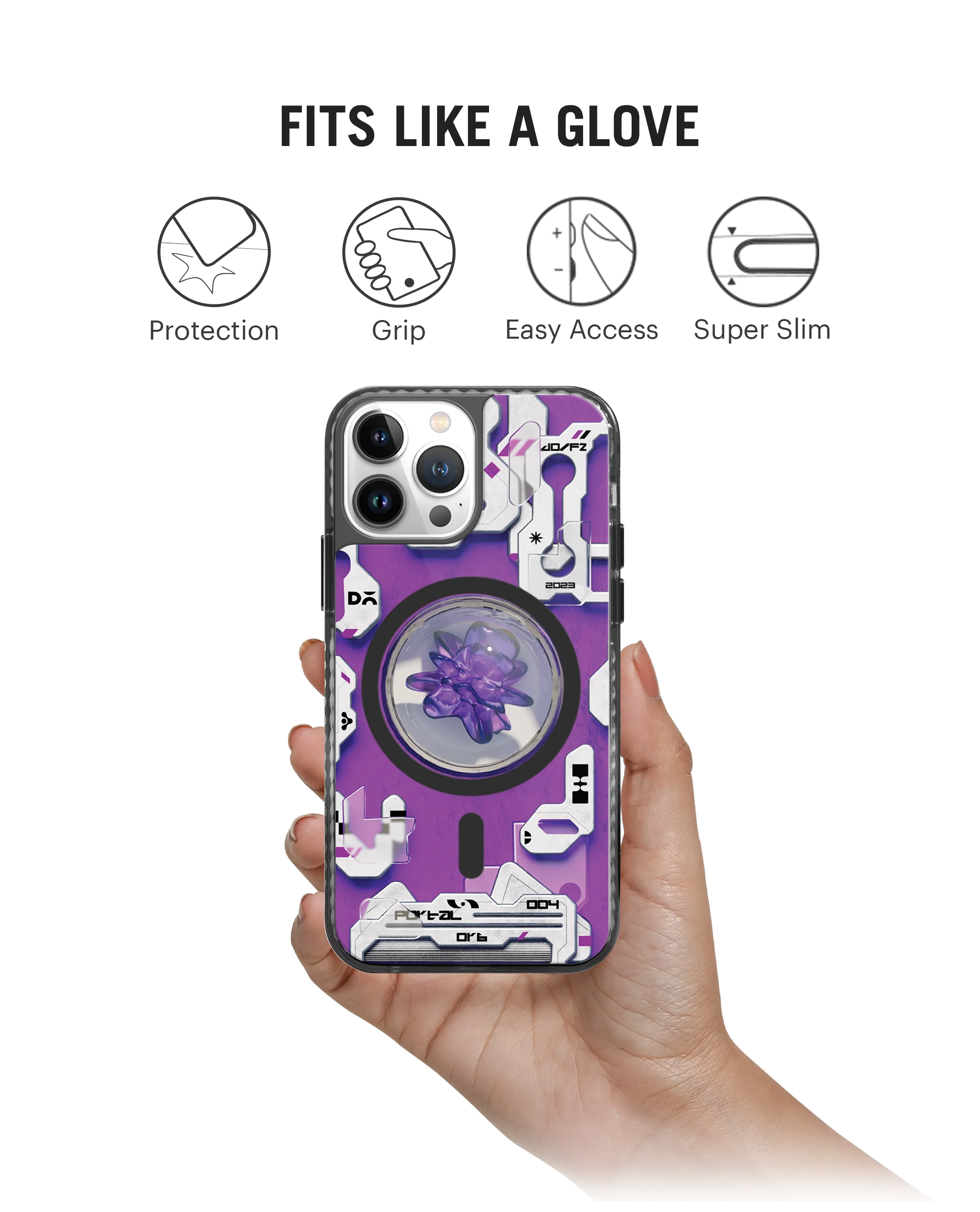 DailyObjects Twilight Stride 2.0 Clear MagSafe Phone Case Cover For iPhone 15 Pro Max - Image 9