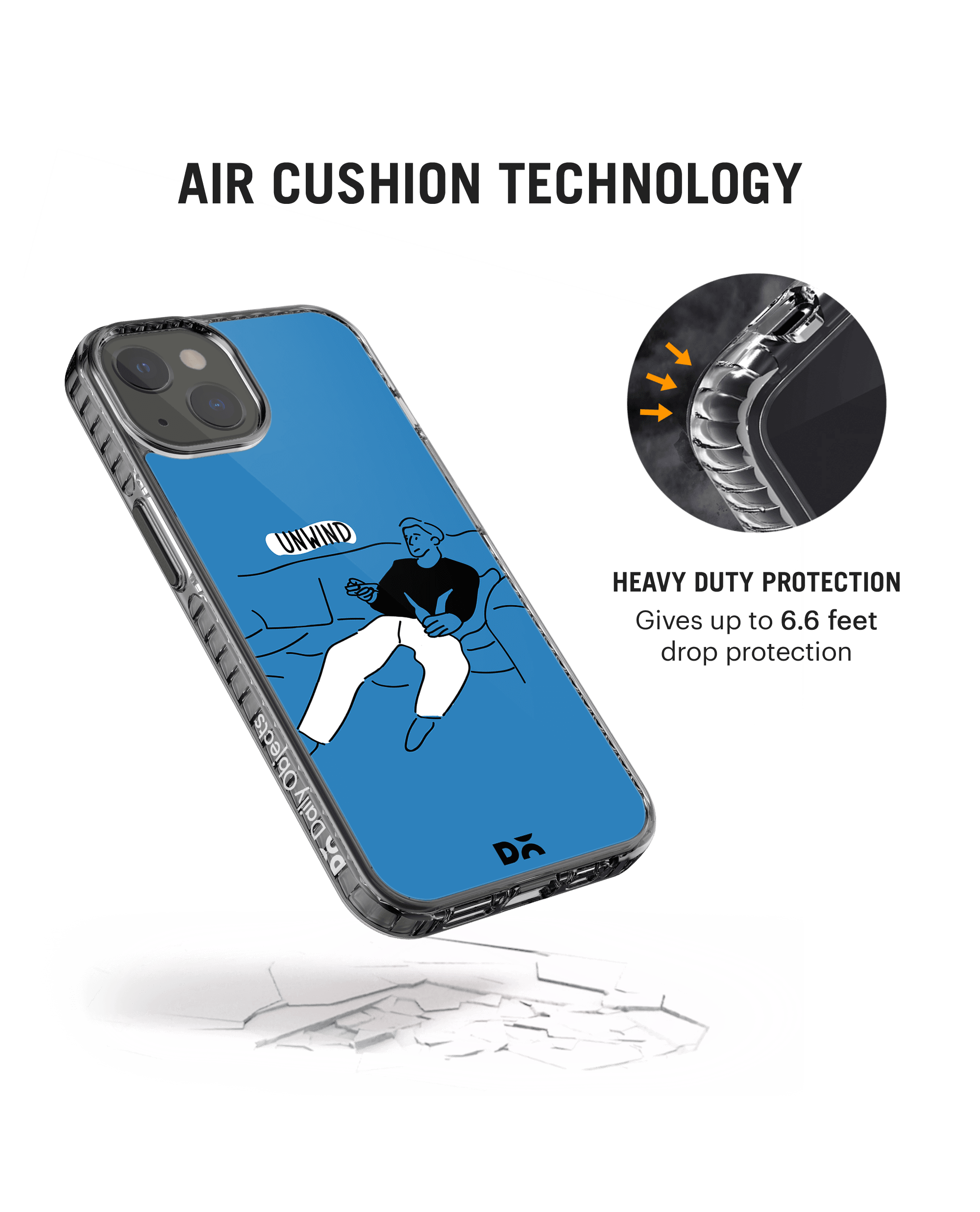 DailyObjects Unwinder Stride 2.0 Phone Case Cover For iPhone 14 - Image 2